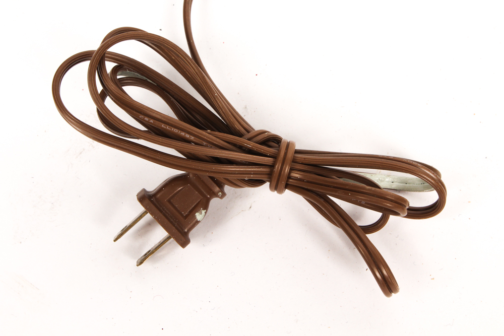 Antique Floor Lamp with Glass Shades