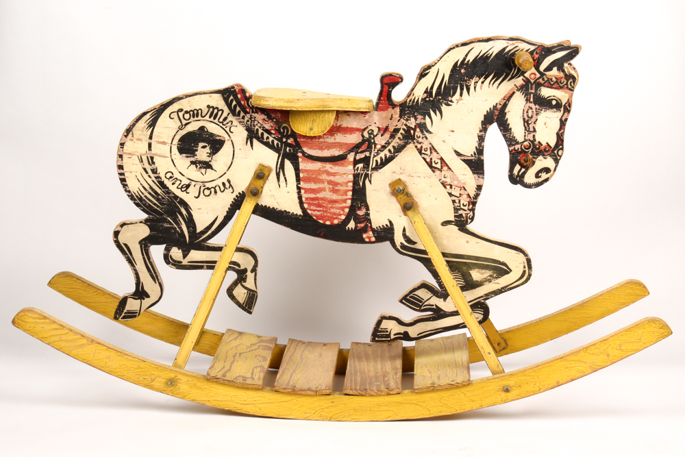1930s "Tom Mix and Tony" Rocking Horse