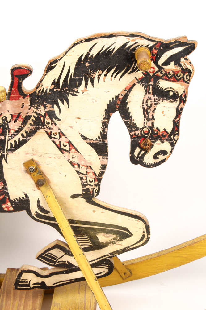 1930s "Tom Mix and Tony" Rocking Horse