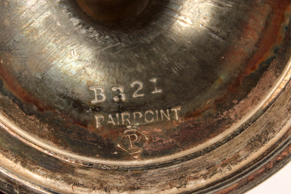 Antique Reed & Barton Silver Plate Coffee Pot with Pairpoint Creamer and Sugar