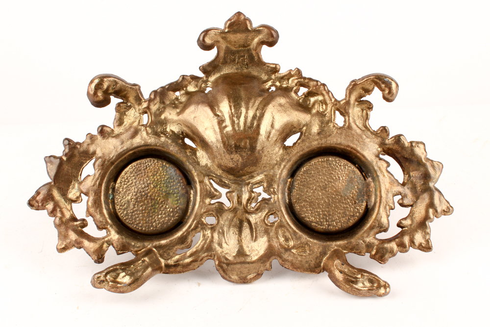 Antique Gilded Inkwell Set