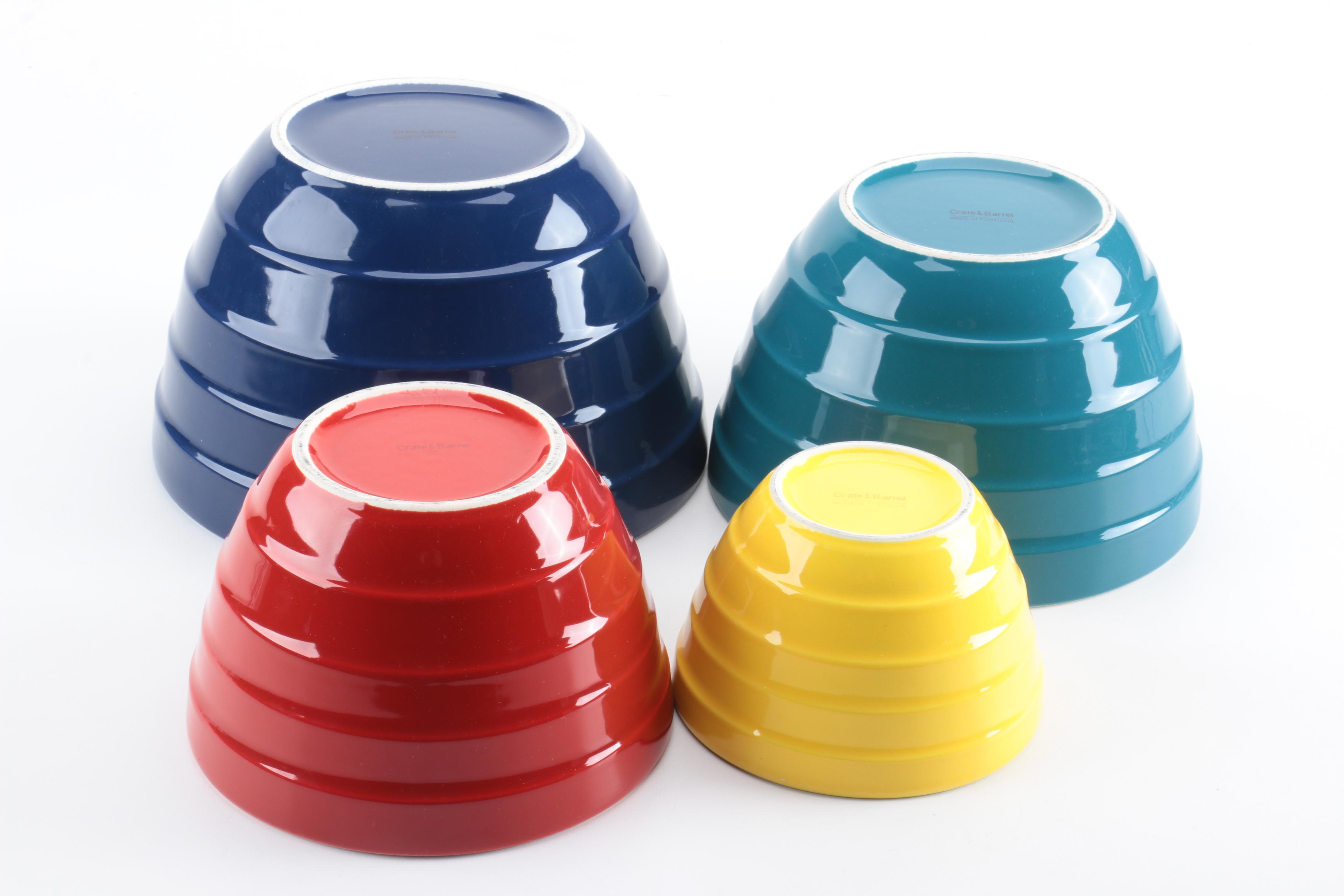 Crate & Barrel Mixing Bowls