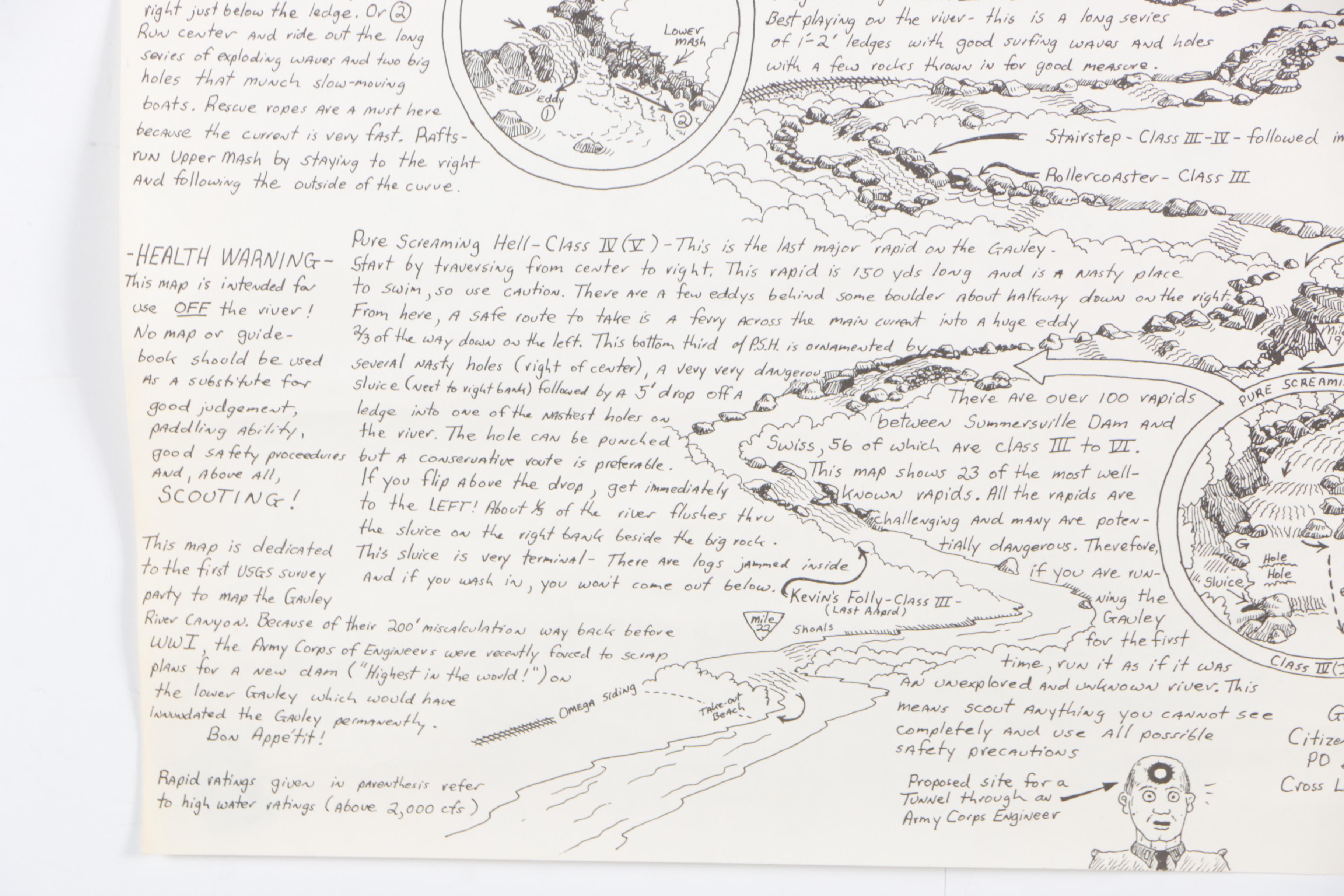 Lithograph on Paper After William Nealy's "The Gauley"