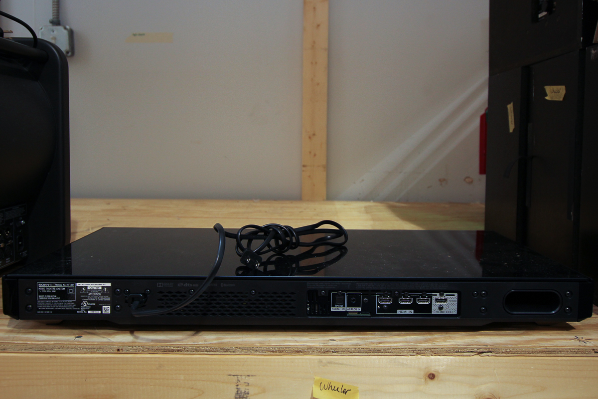 Sony Blu-Ray Player and Home Theatre Speaker