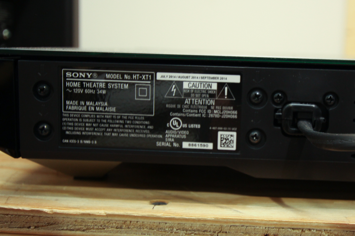 Sony Blu-Ray Player and Home Theatre Speaker