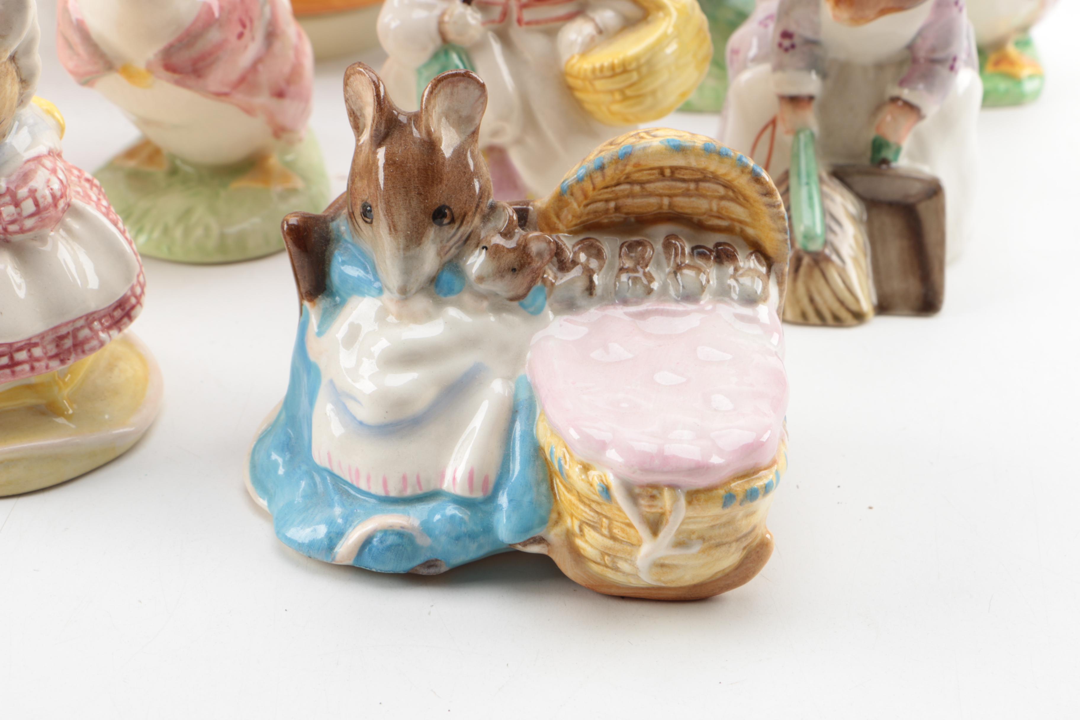 Beswick Beatrix Potter Figurines with Music Box