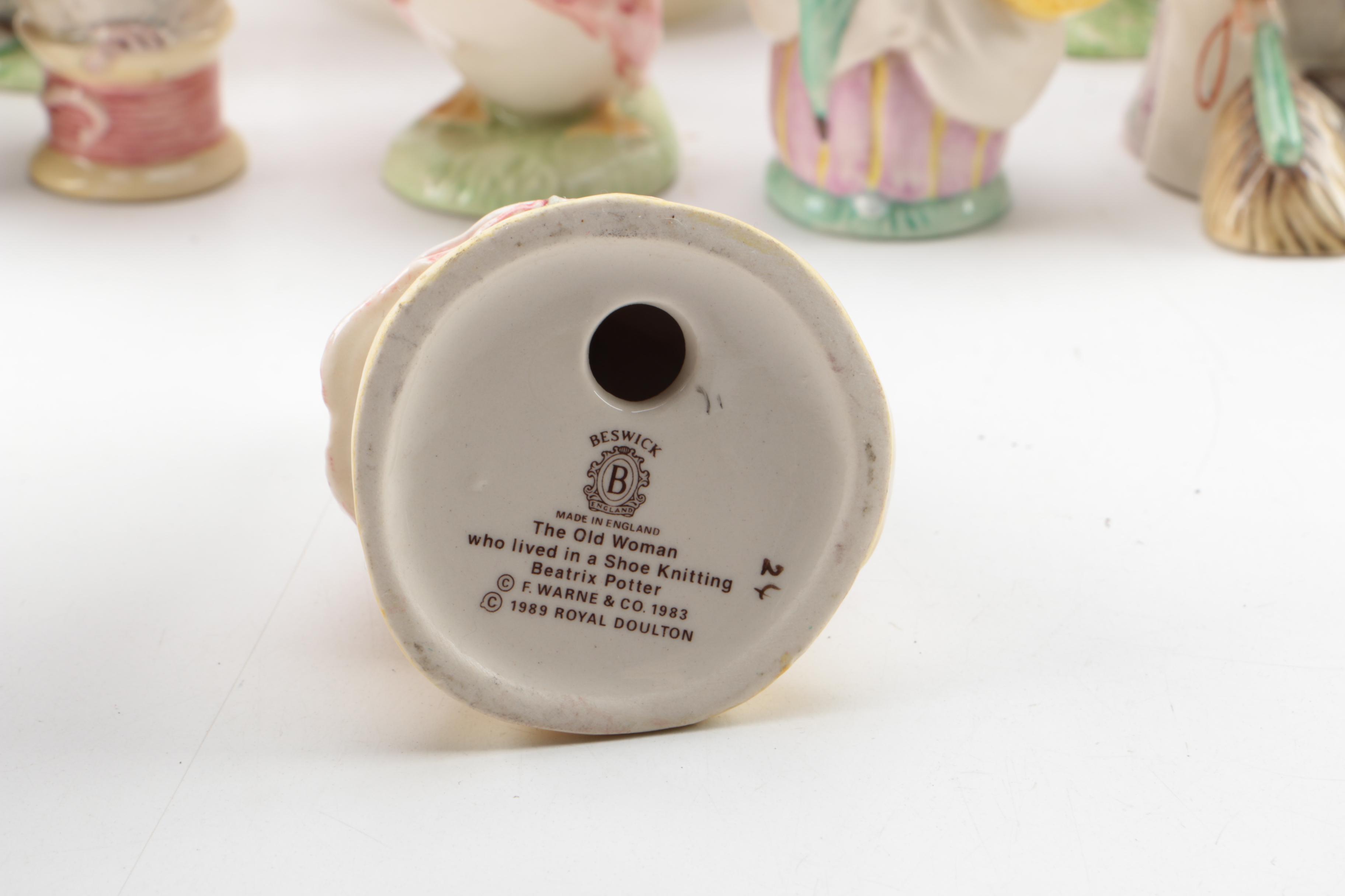 Beswick Beatrix Potter Figurines with Music Box