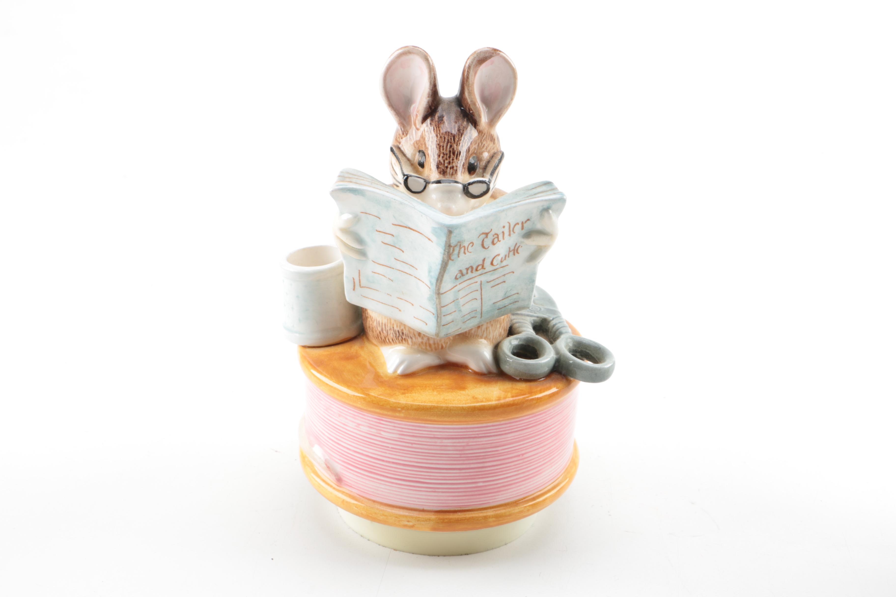 Beswick Beatrix Potter Figurines with Music Box