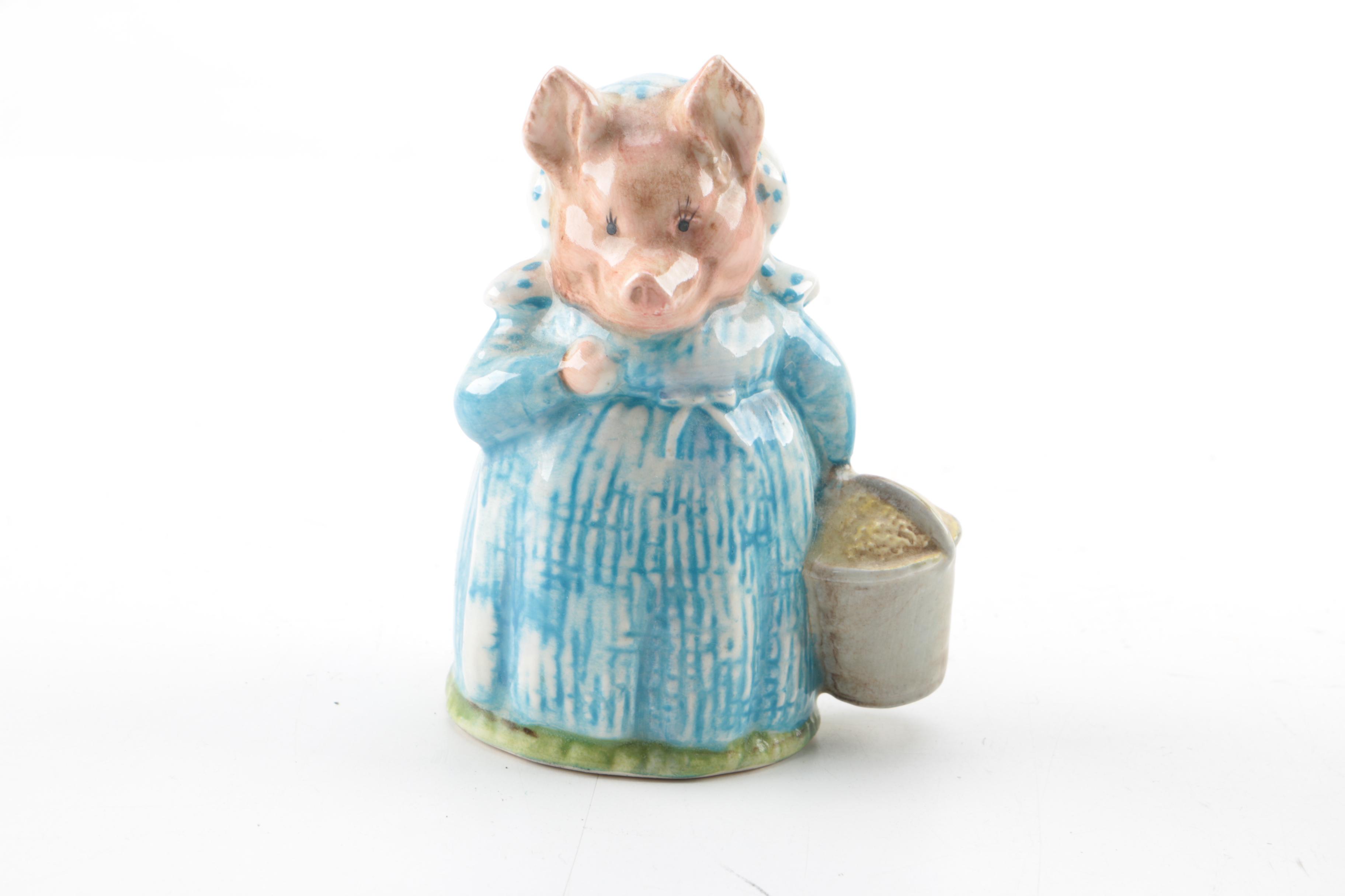 Beswick Beatrix Potter Figurines with Music Box