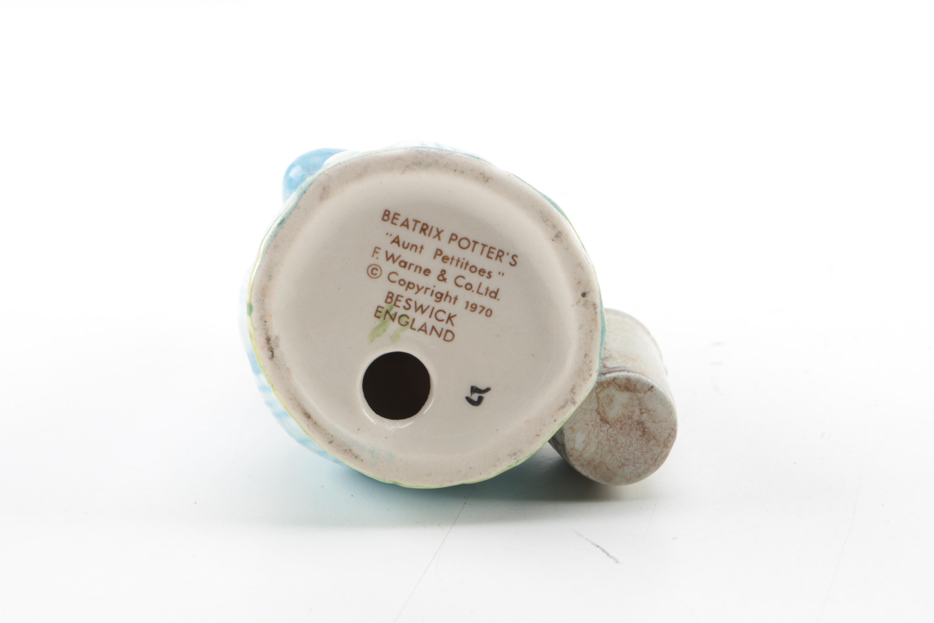 Beswick Beatrix Potter Figurines with Music Box