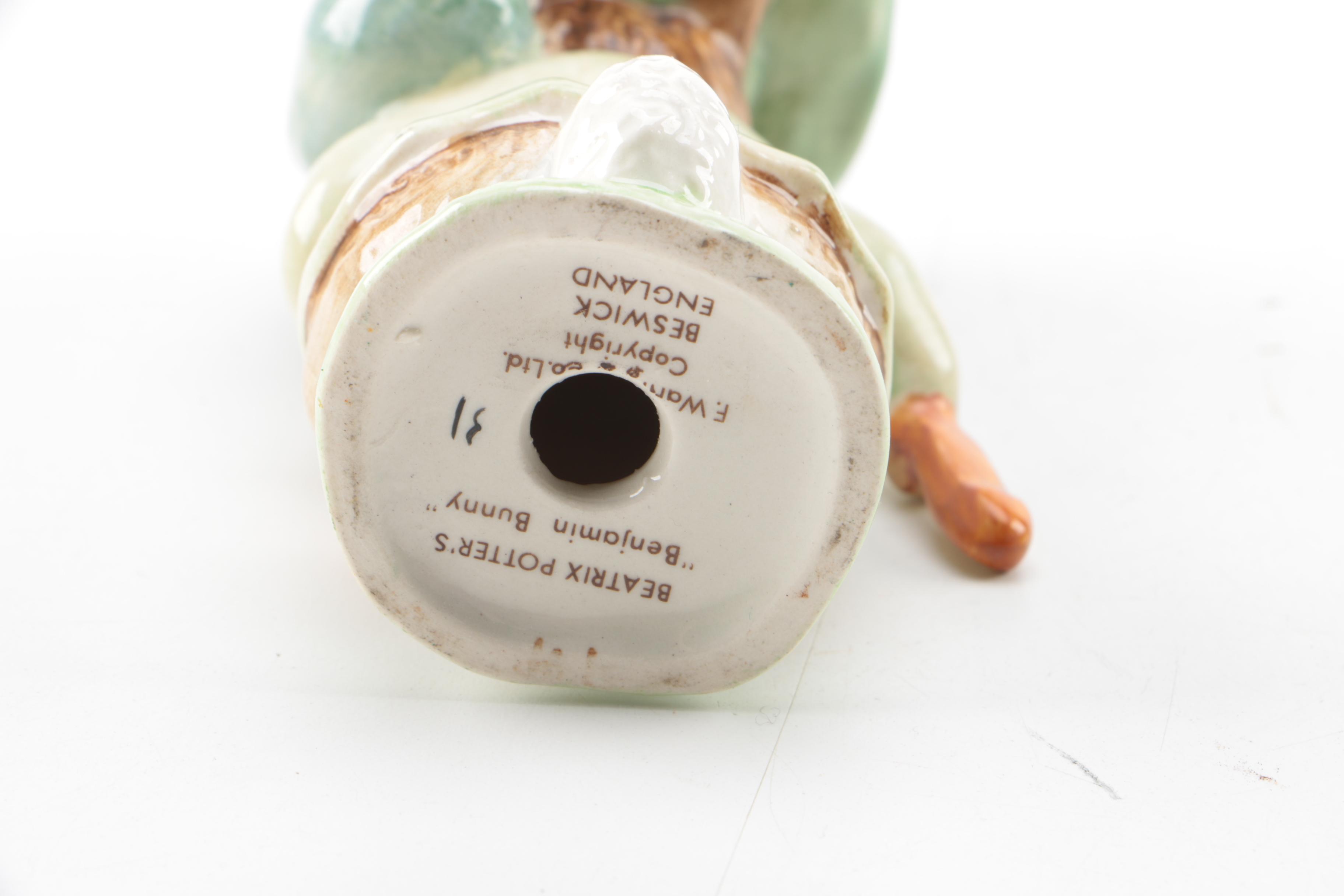 Beswick Beatrix Potter Figurines with Music Box