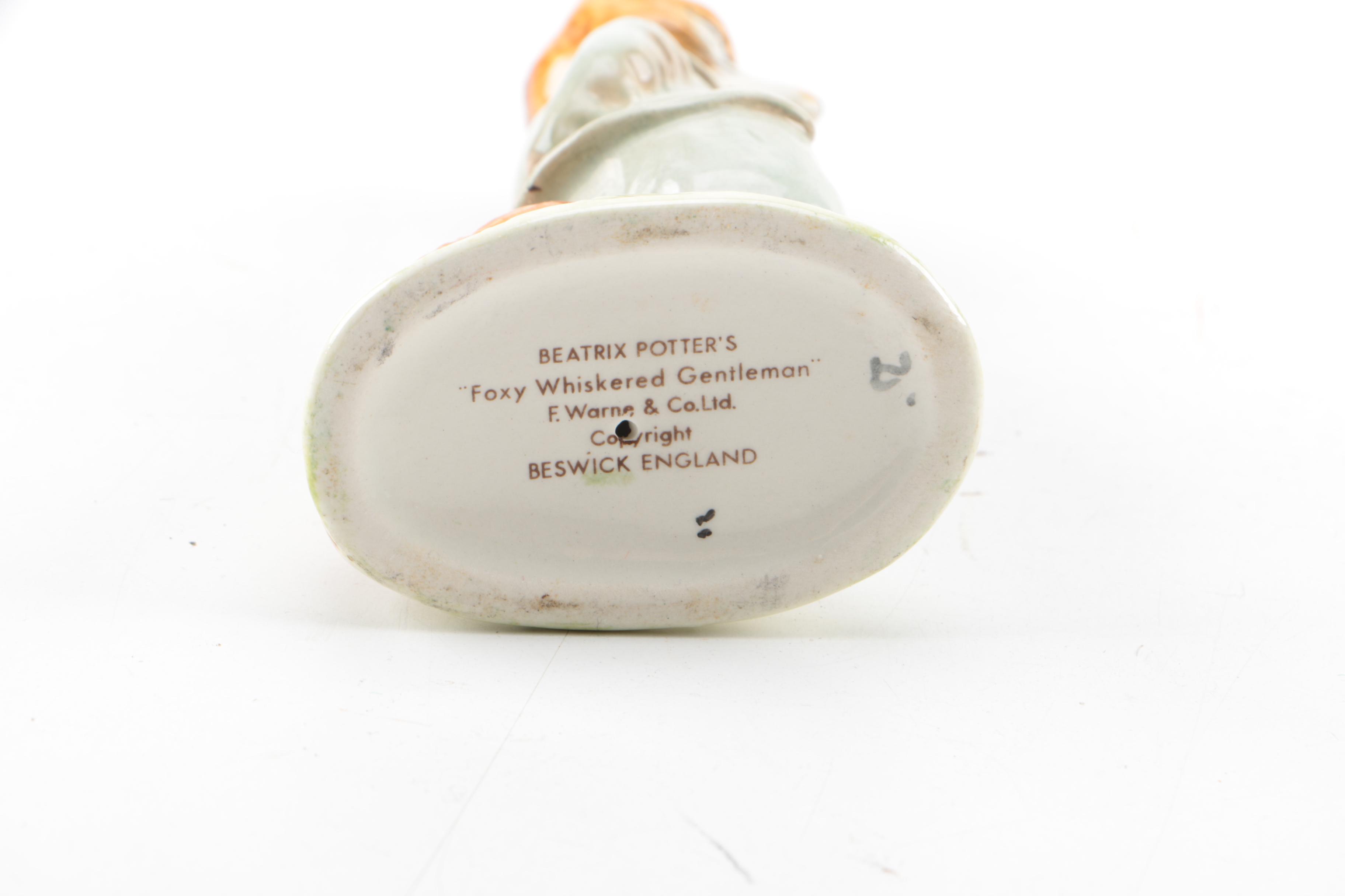 Beswick Beatrix Potter Figurines with Music Box