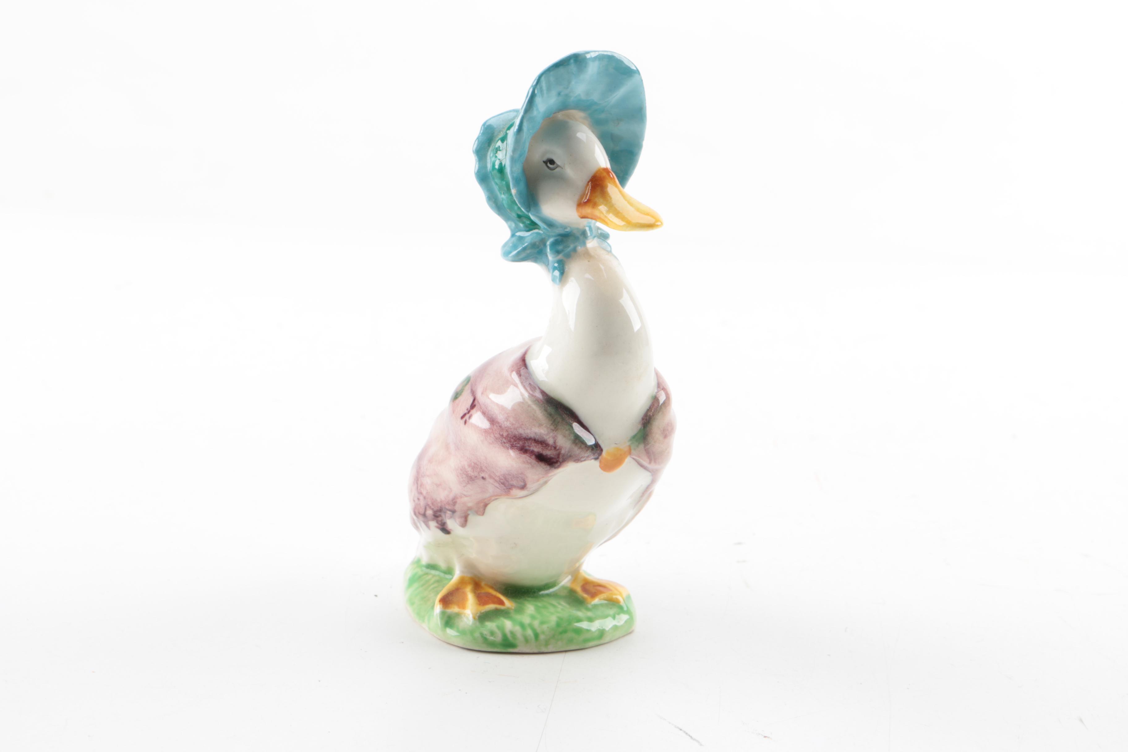 Beswick Beatrix Potter Figurines with Music Box