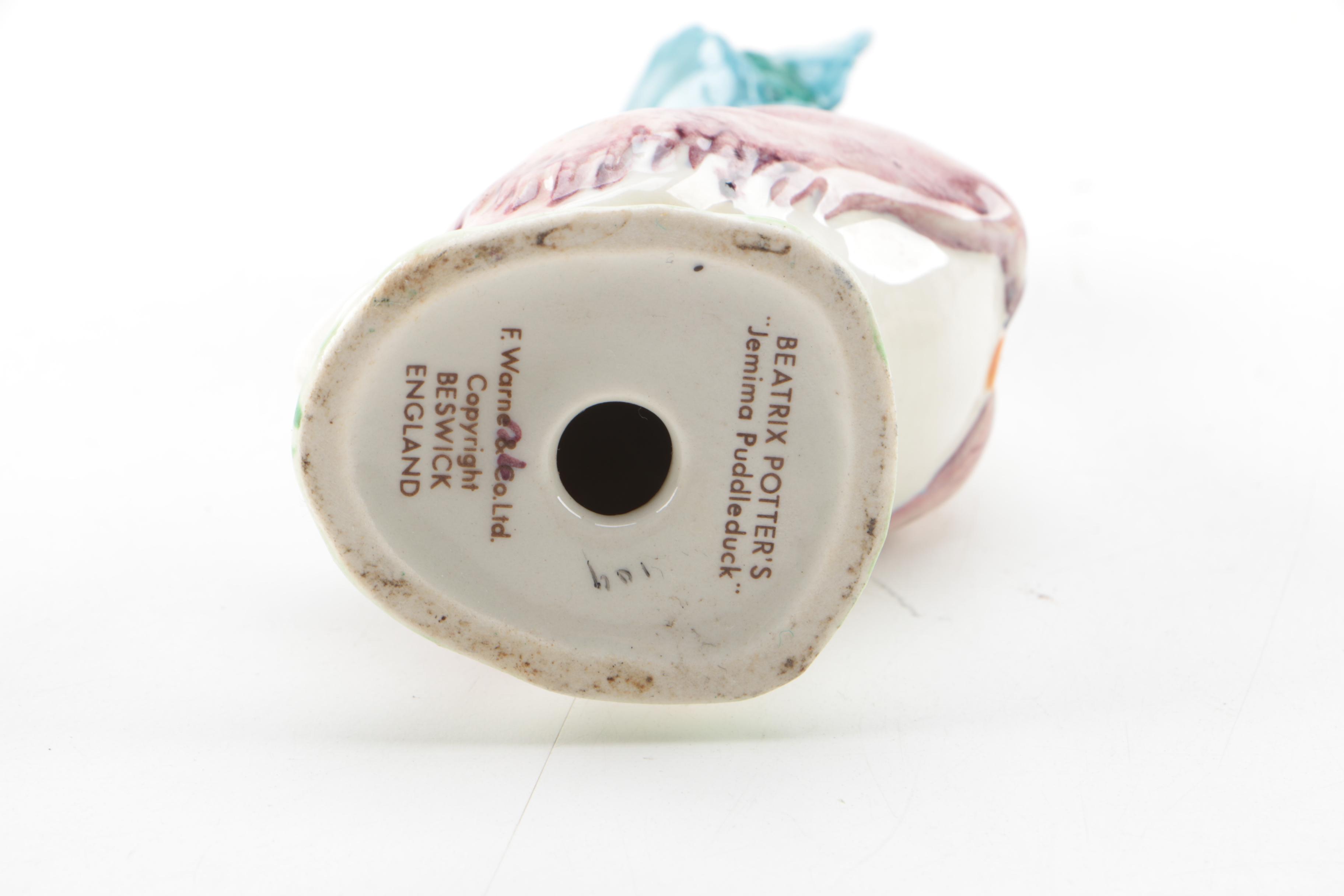 Beswick Beatrix Potter Figurines with Music Box