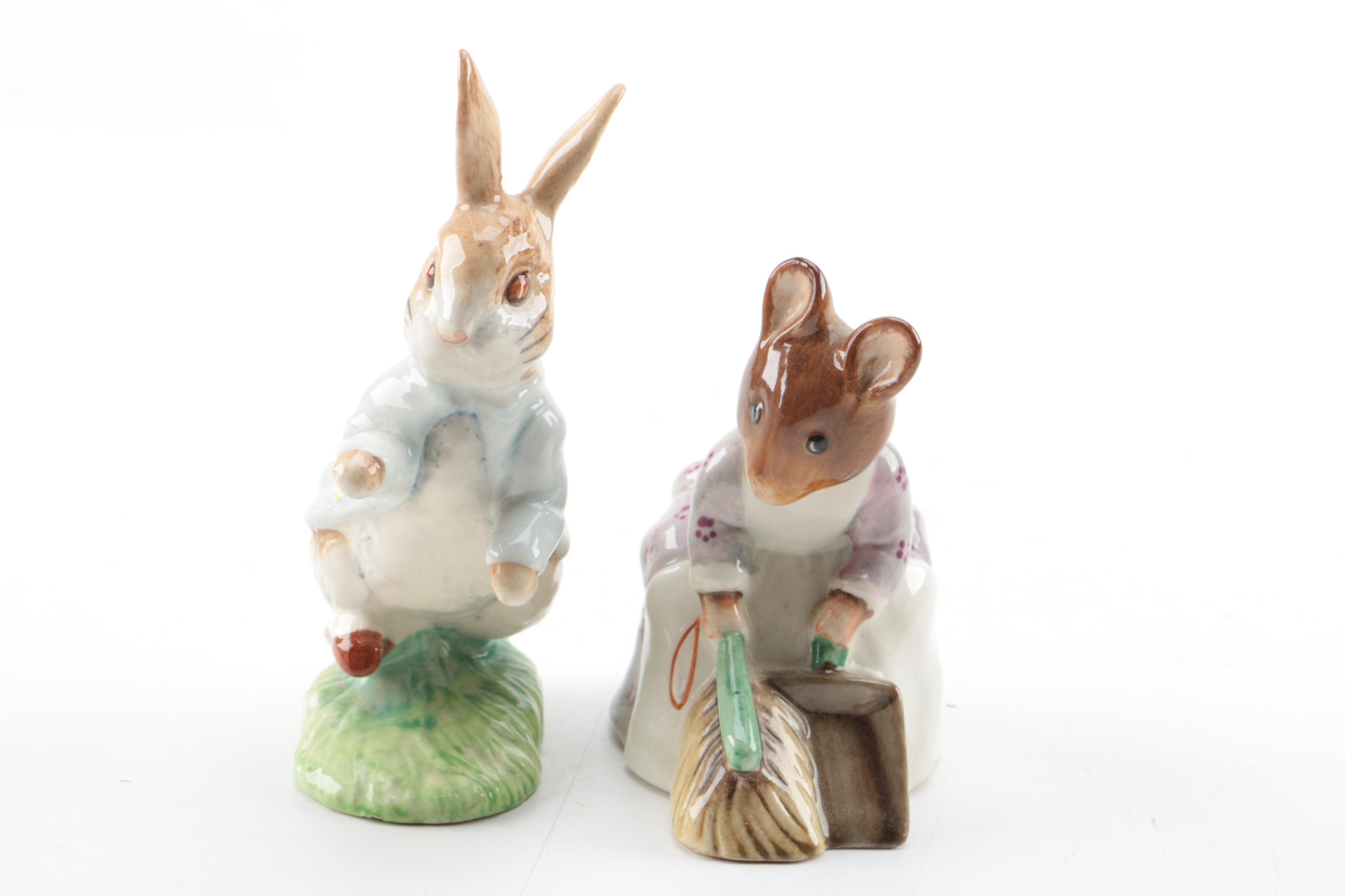 Beswick Beatrix Potter Figurines with Music Box