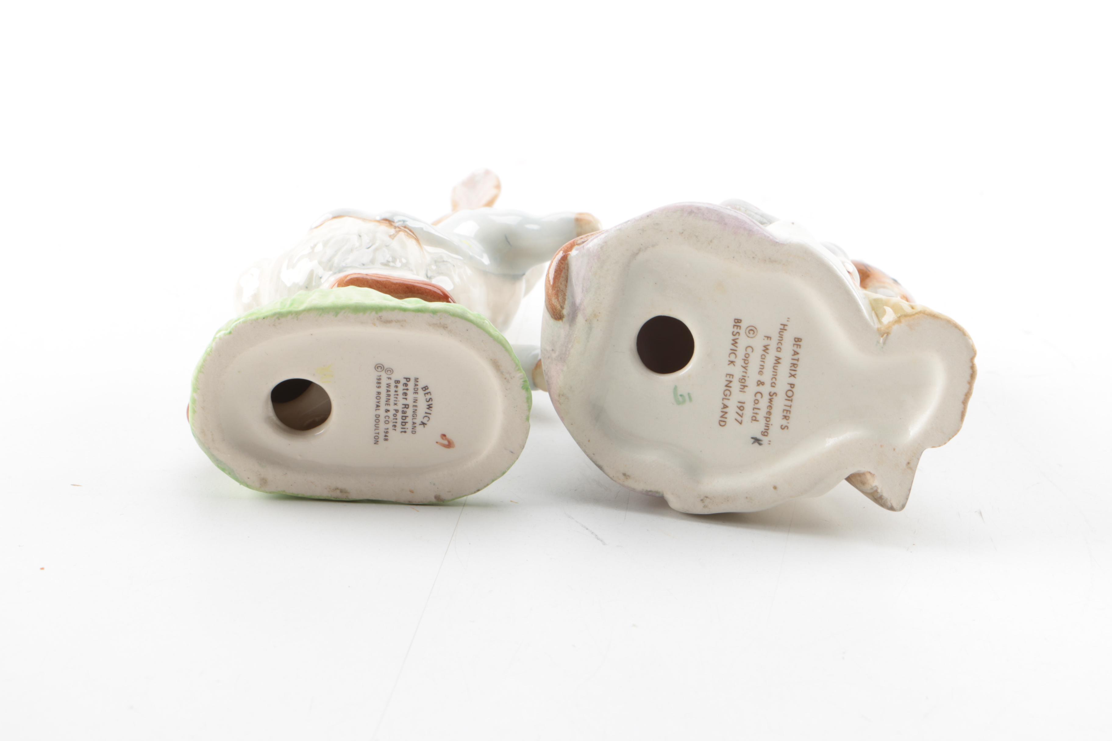 Beswick Beatrix Potter Figurines with Music Box