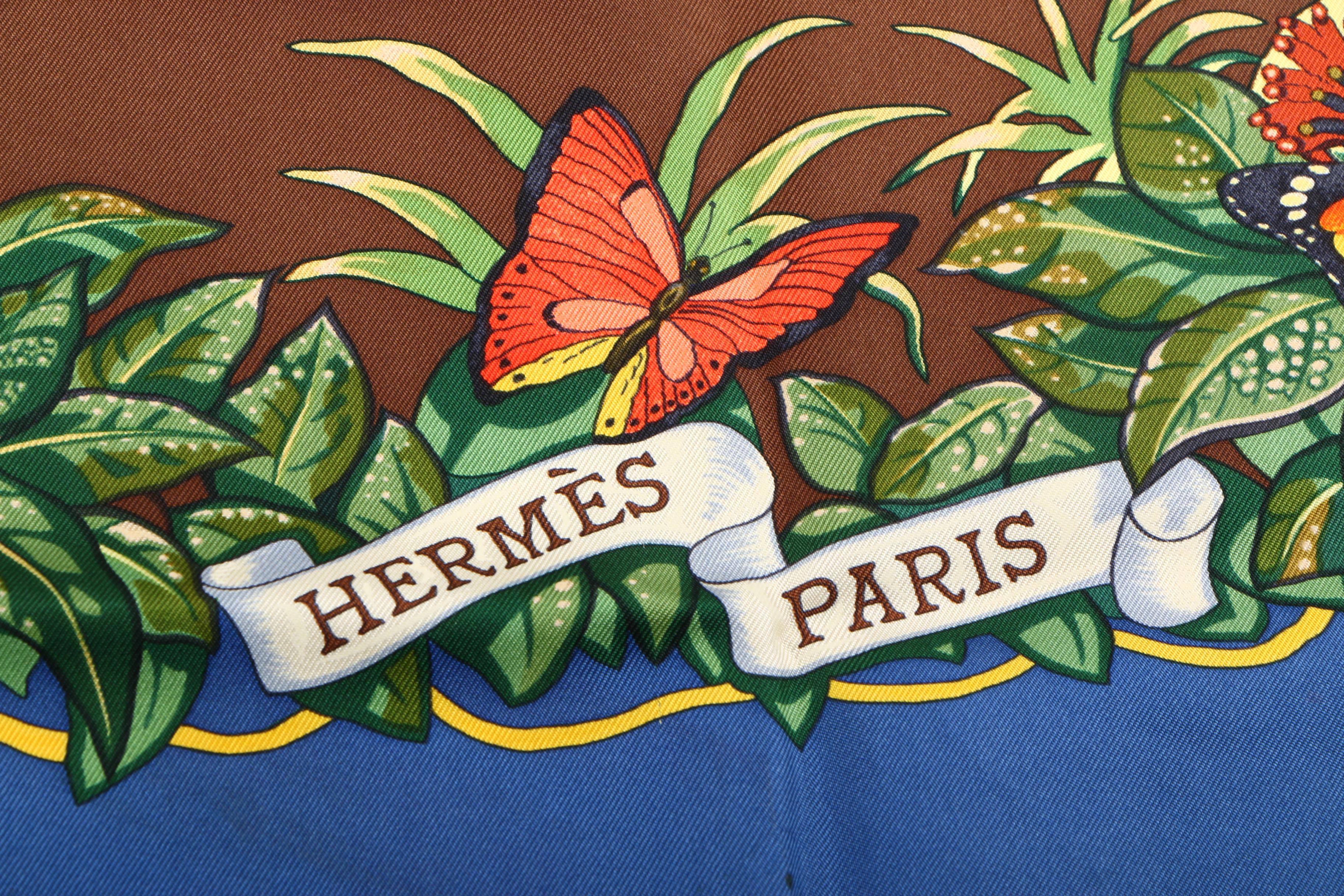 Hermès "Jungle Love" Silk Scarf