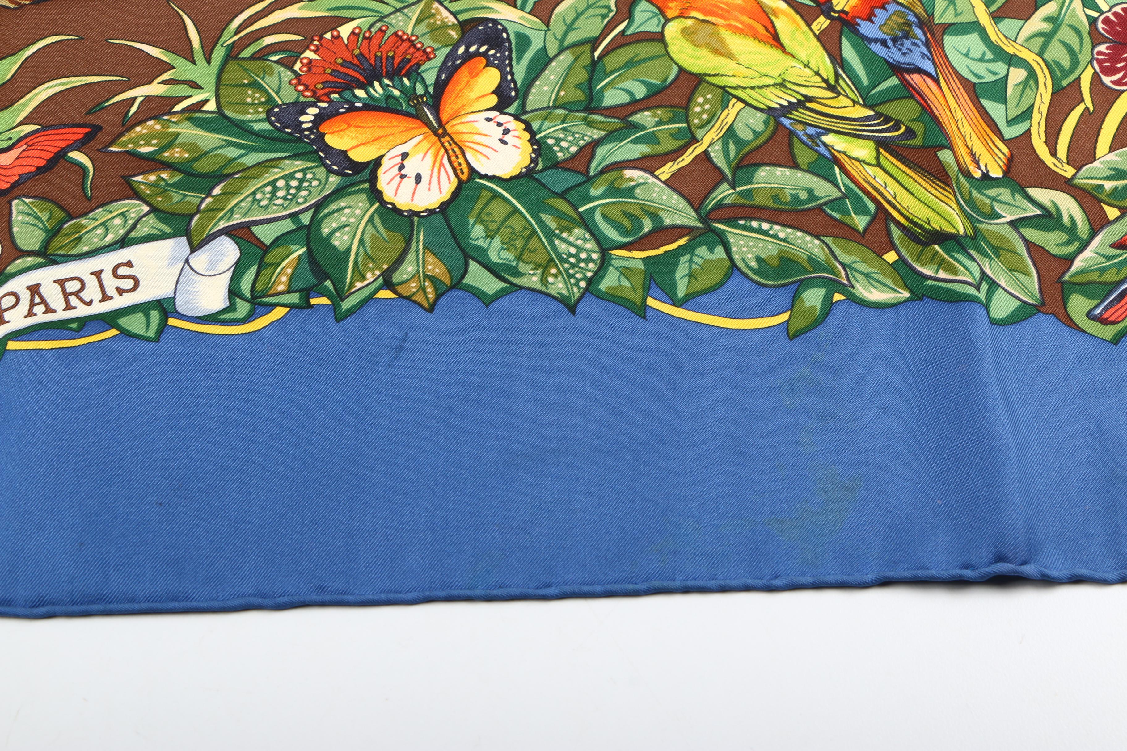 Hermès "Jungle Love" Silk Scarf