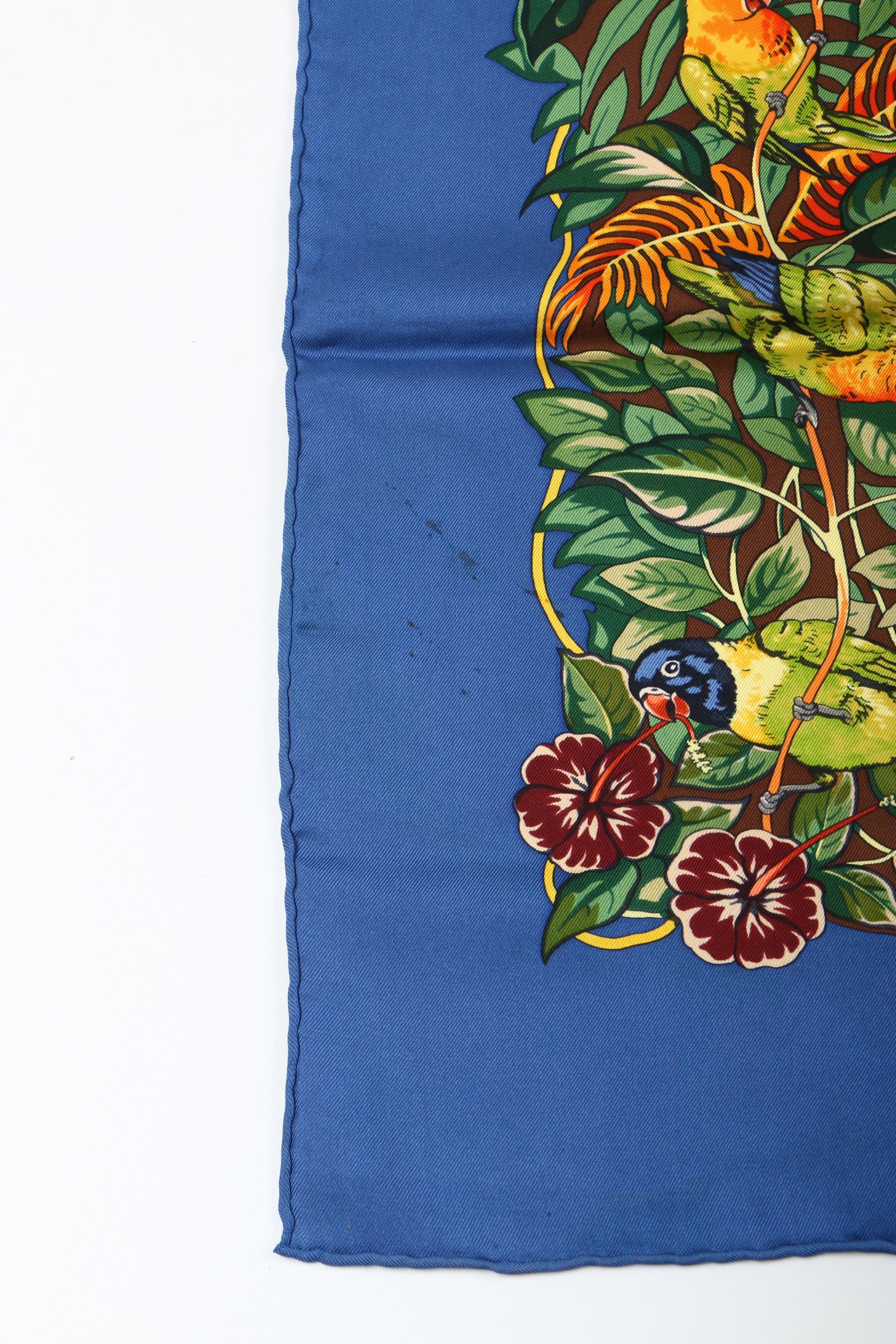 Hermès "Jungle Love" Silk Scarf