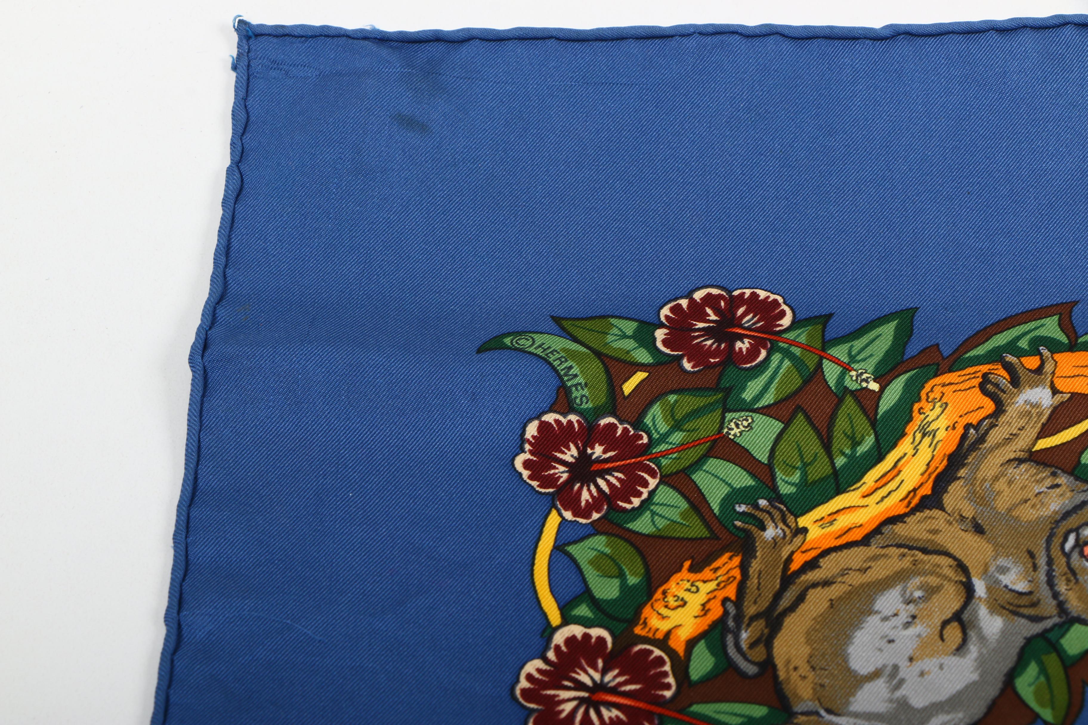 Hermès "Jungle Love" Silk Scarf