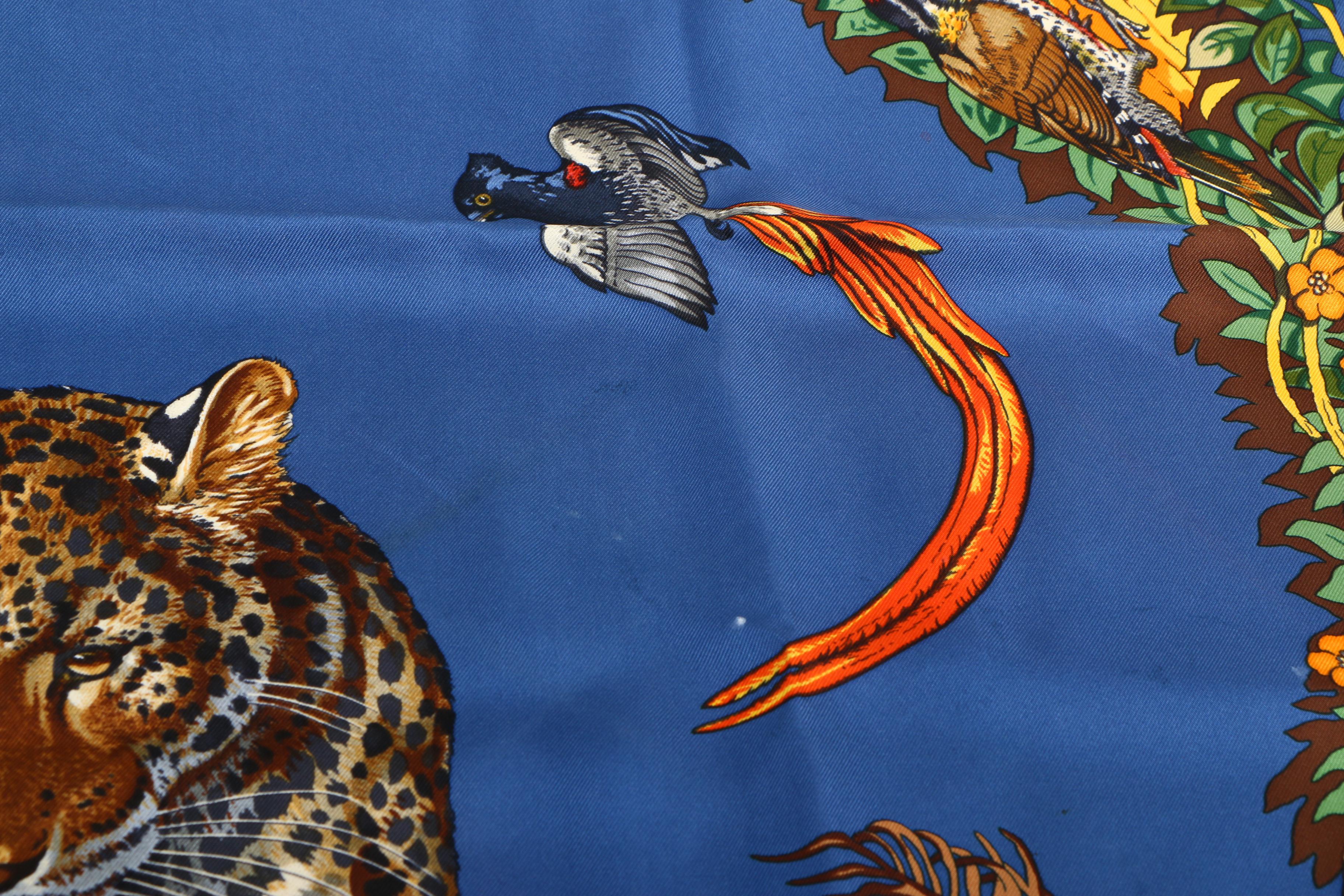 Hermès "Jungle Love" Silk Scarf