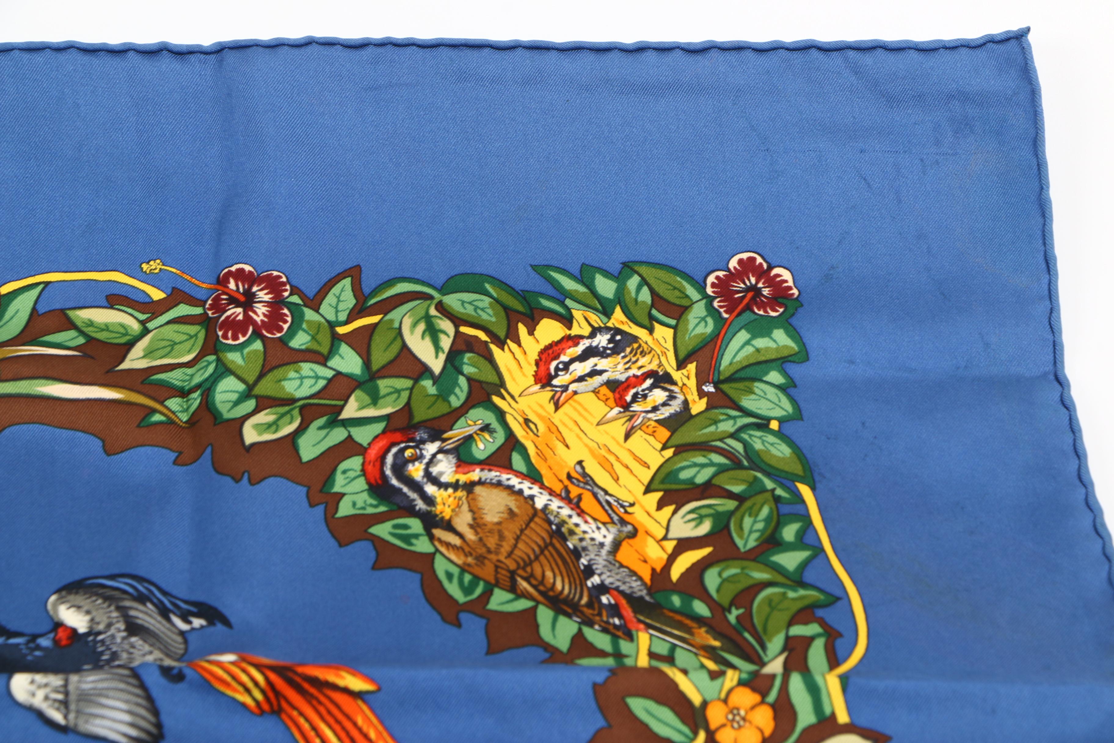 Hermès "Jungle Love" Silk Scarf