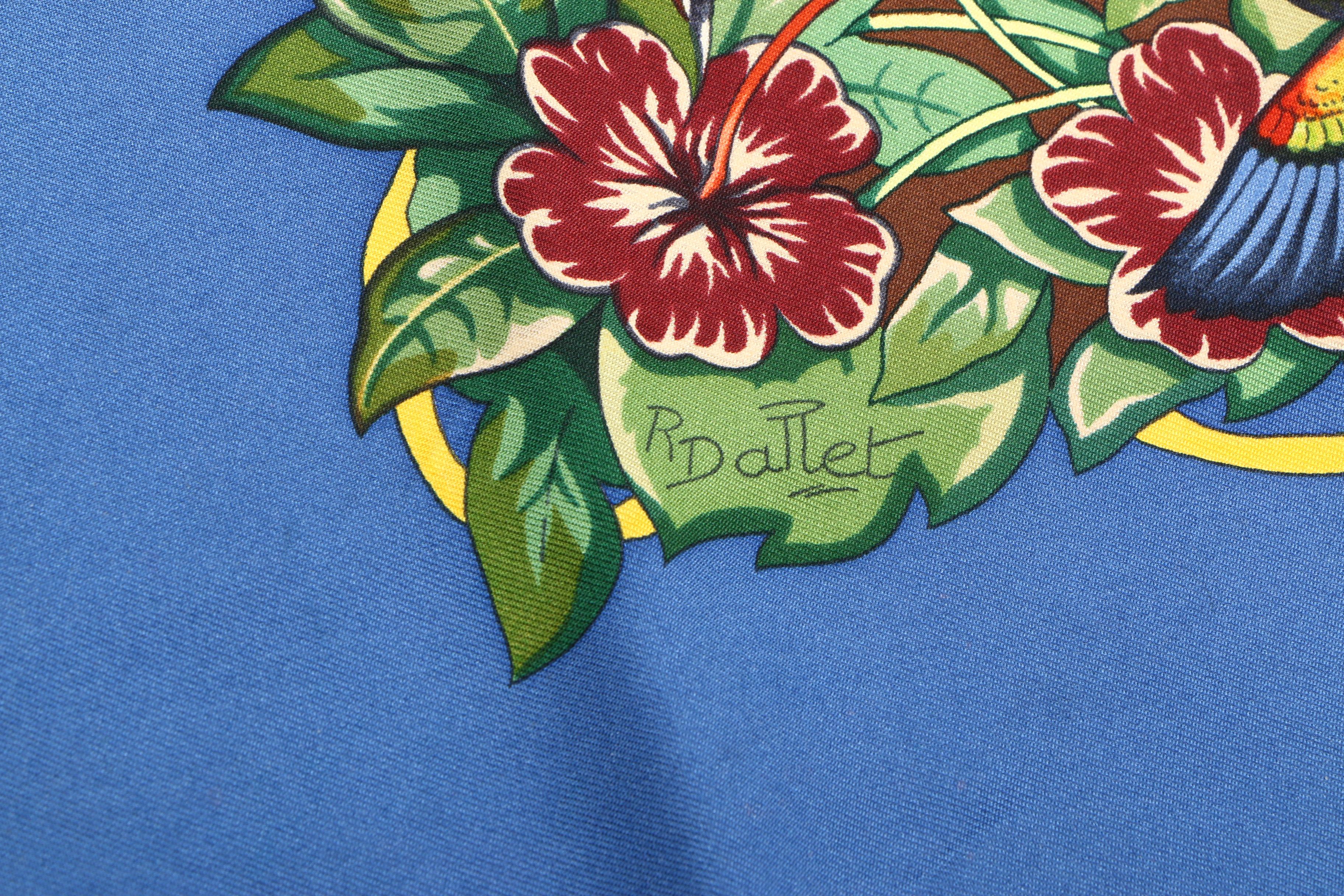 Hermès "Jungle Love" Silk Scarf