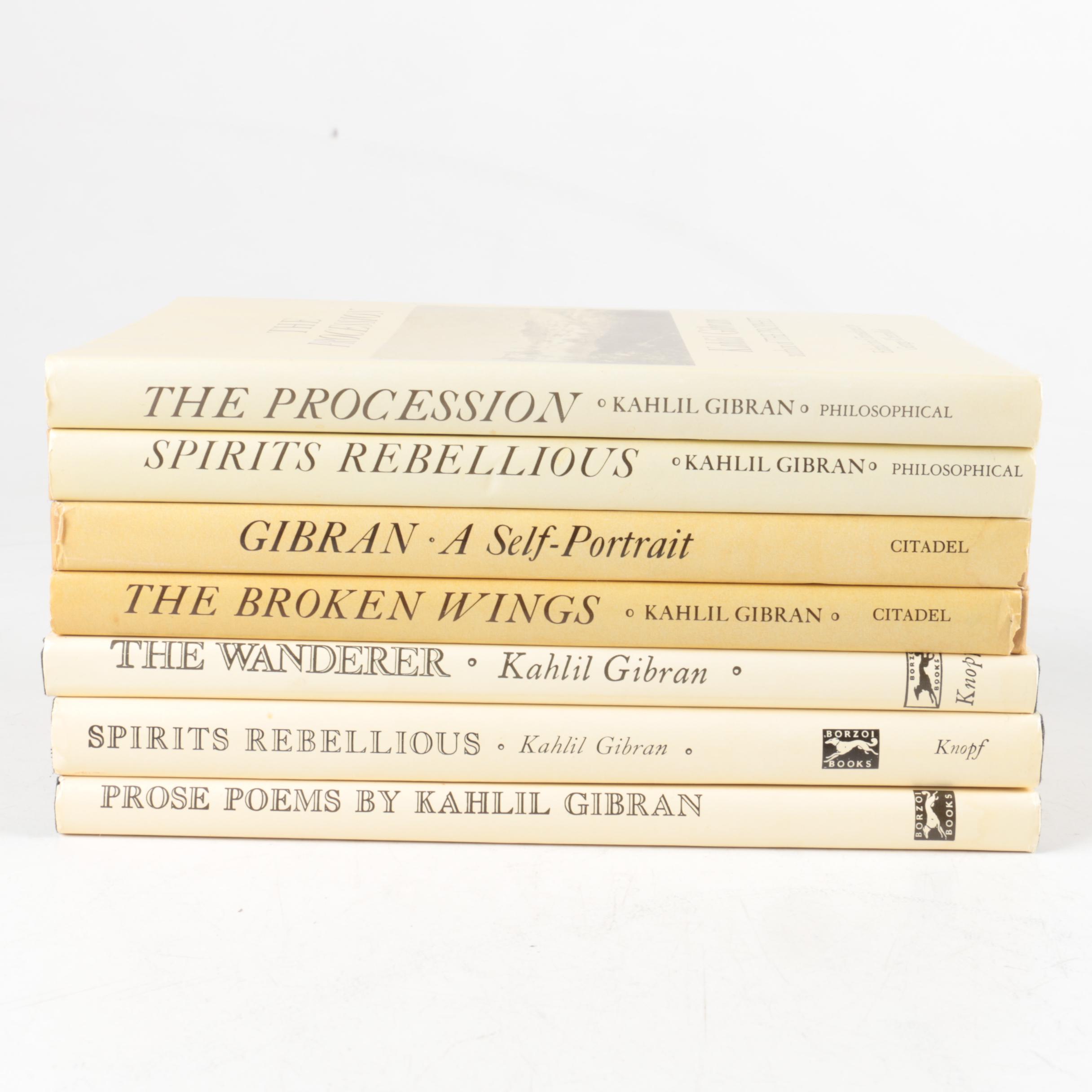 Collection of Hardcover Books by Kahlil Gibran
