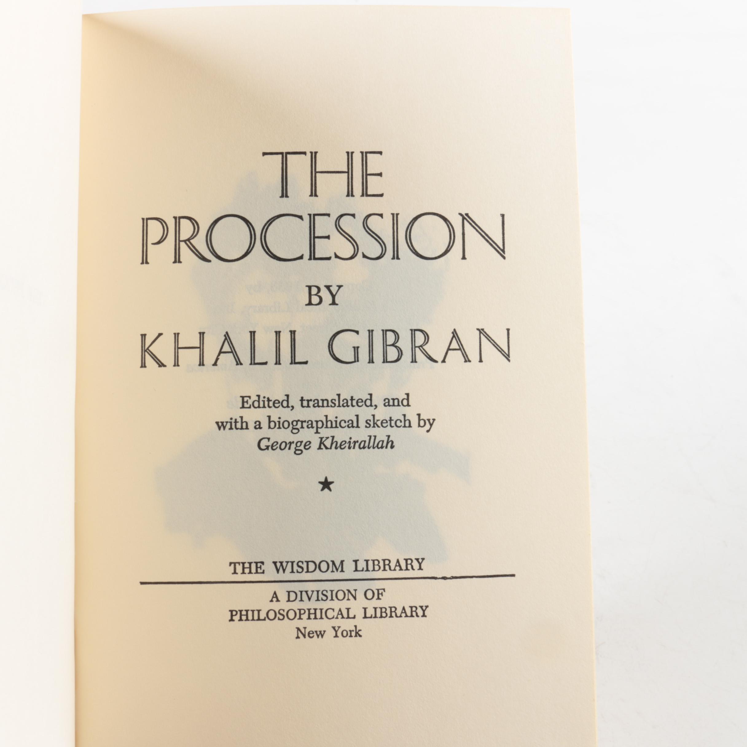 Collection of Hardcover Books by Kahlil Gibran