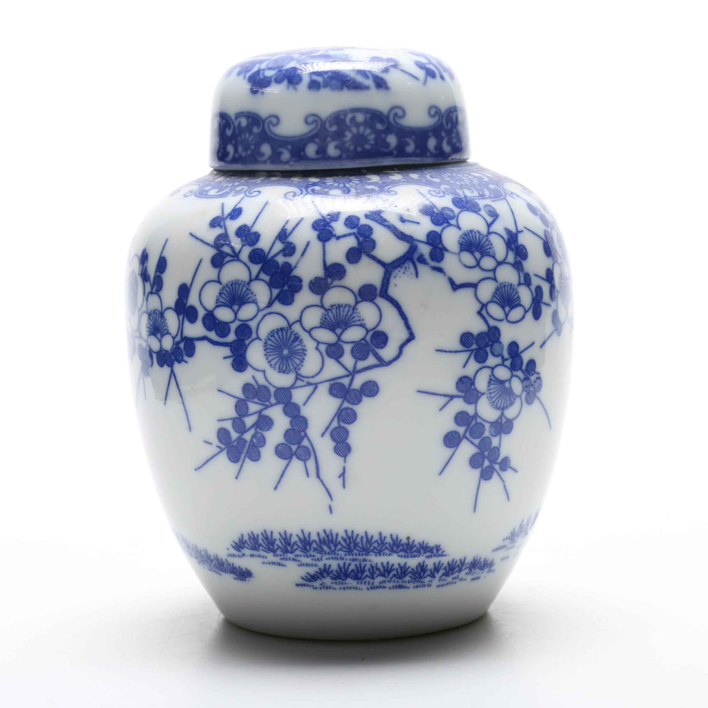 Chinese Blue Willow Ginger Jars