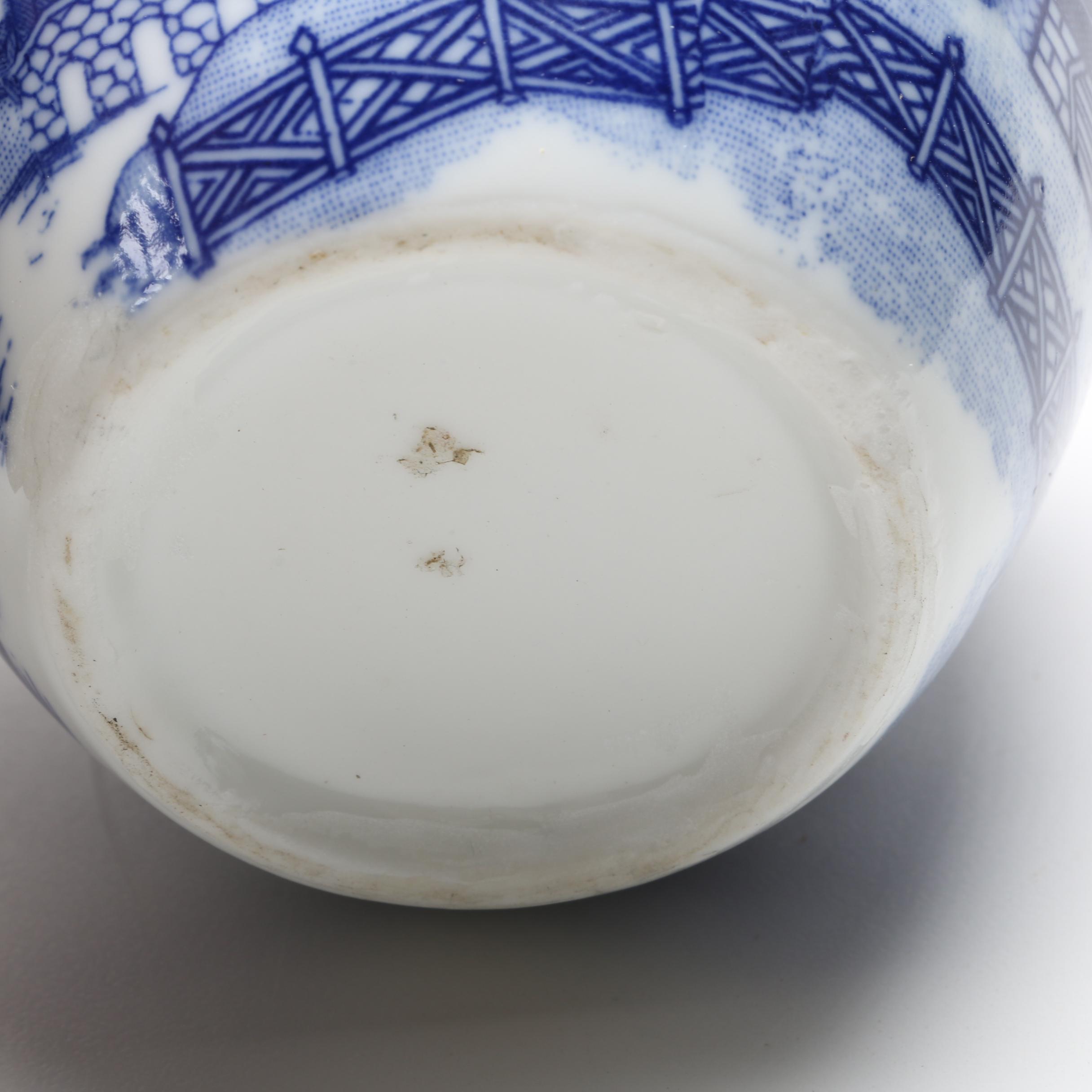 Chinese Blue Willow Ginger Jars