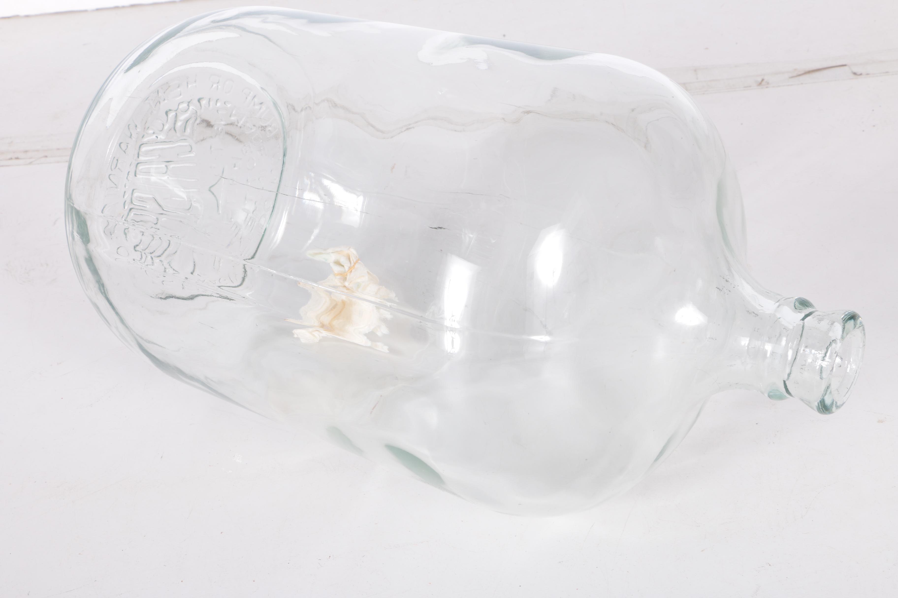 Vintage Crisa Glass Five Gallon Carboy