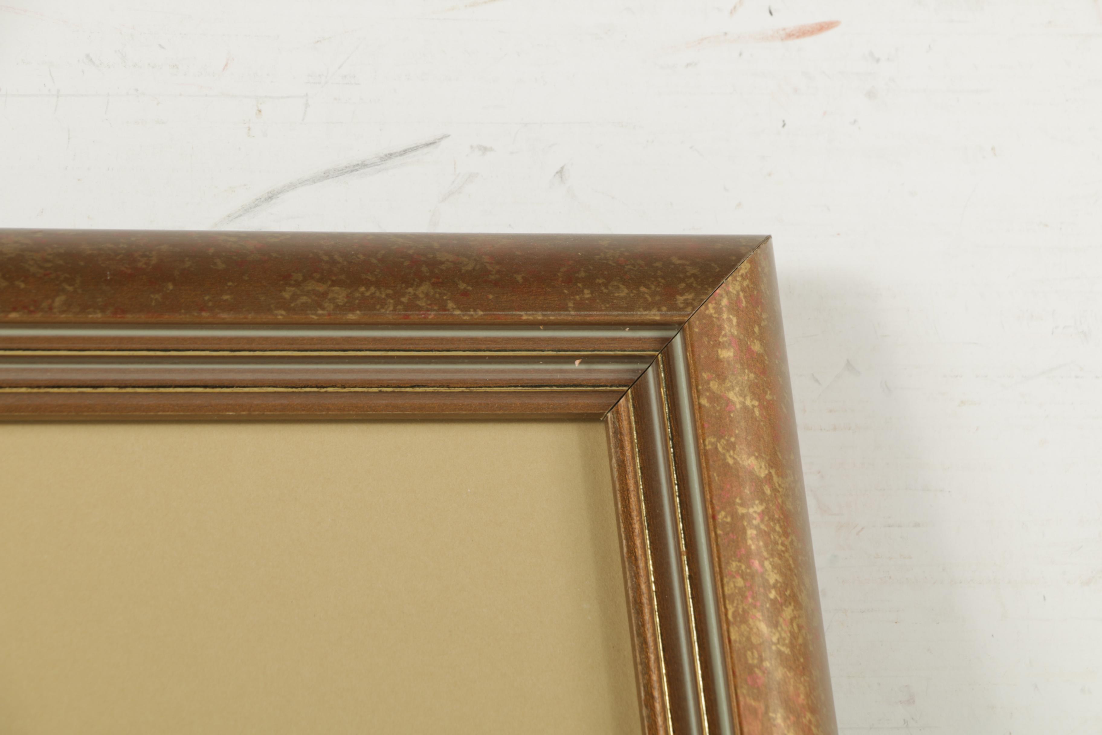 Abstract Color Etching on Paper