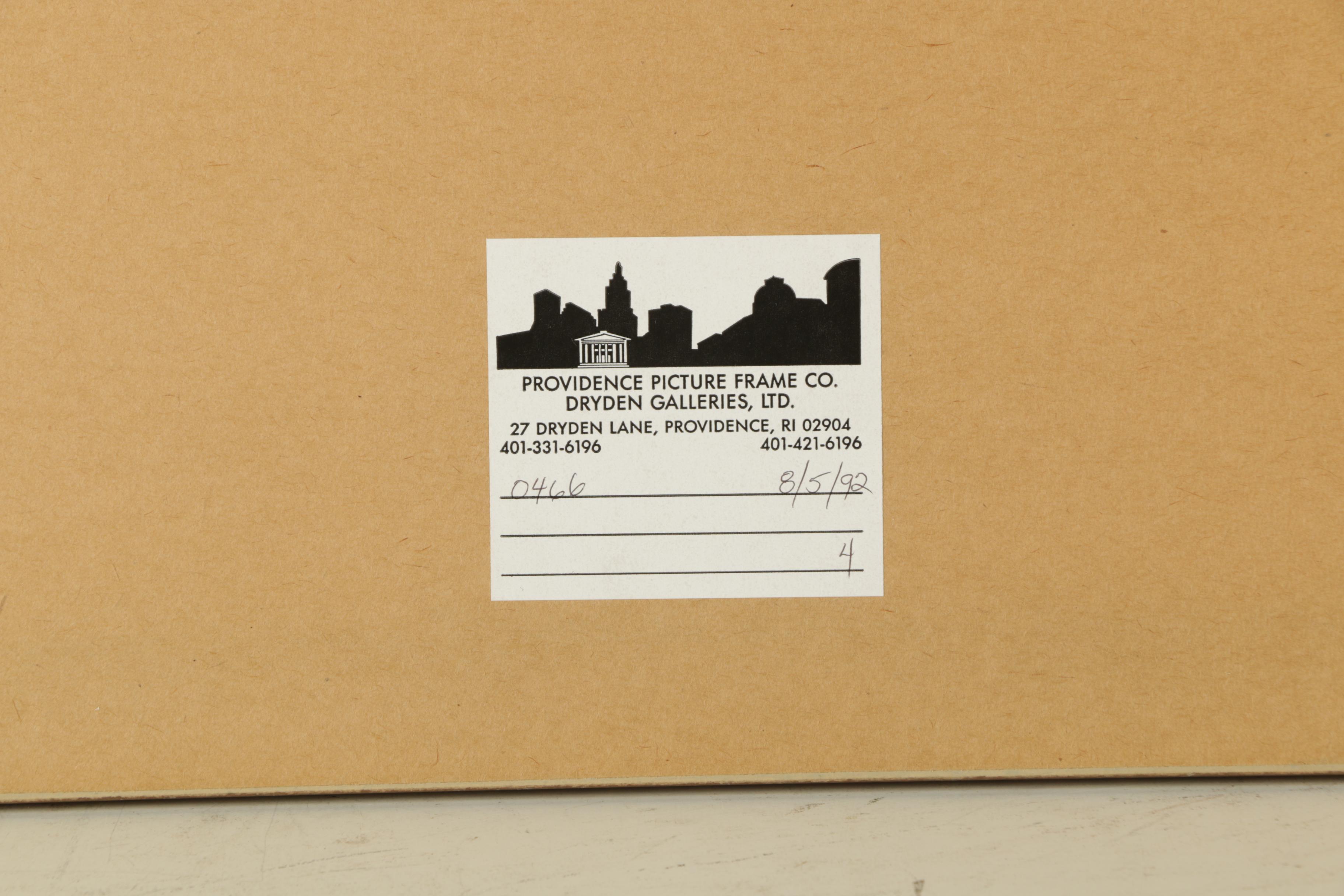 Abstract Color Etching on Paper