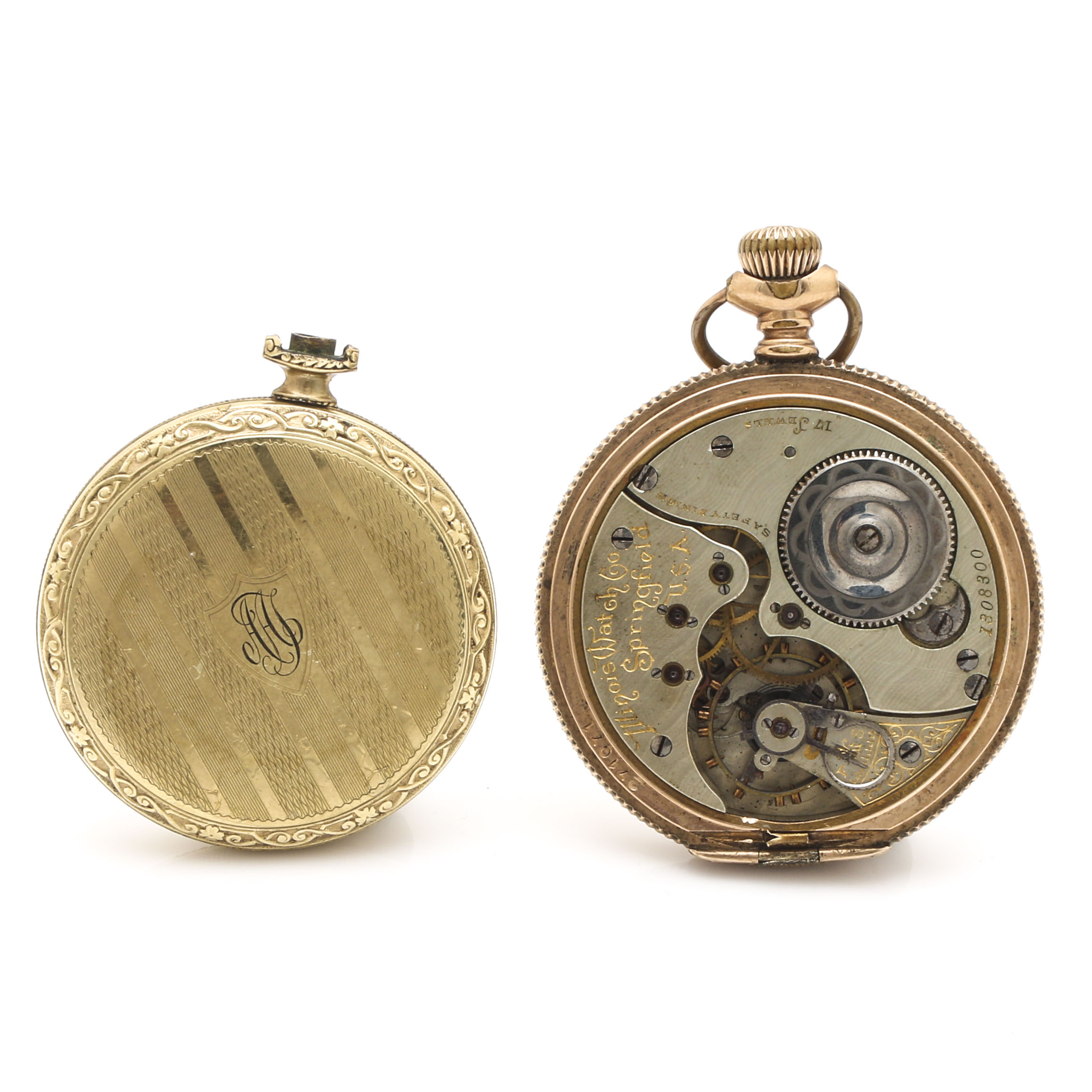Elida and Illinois Watch Co. Pocket Watches
