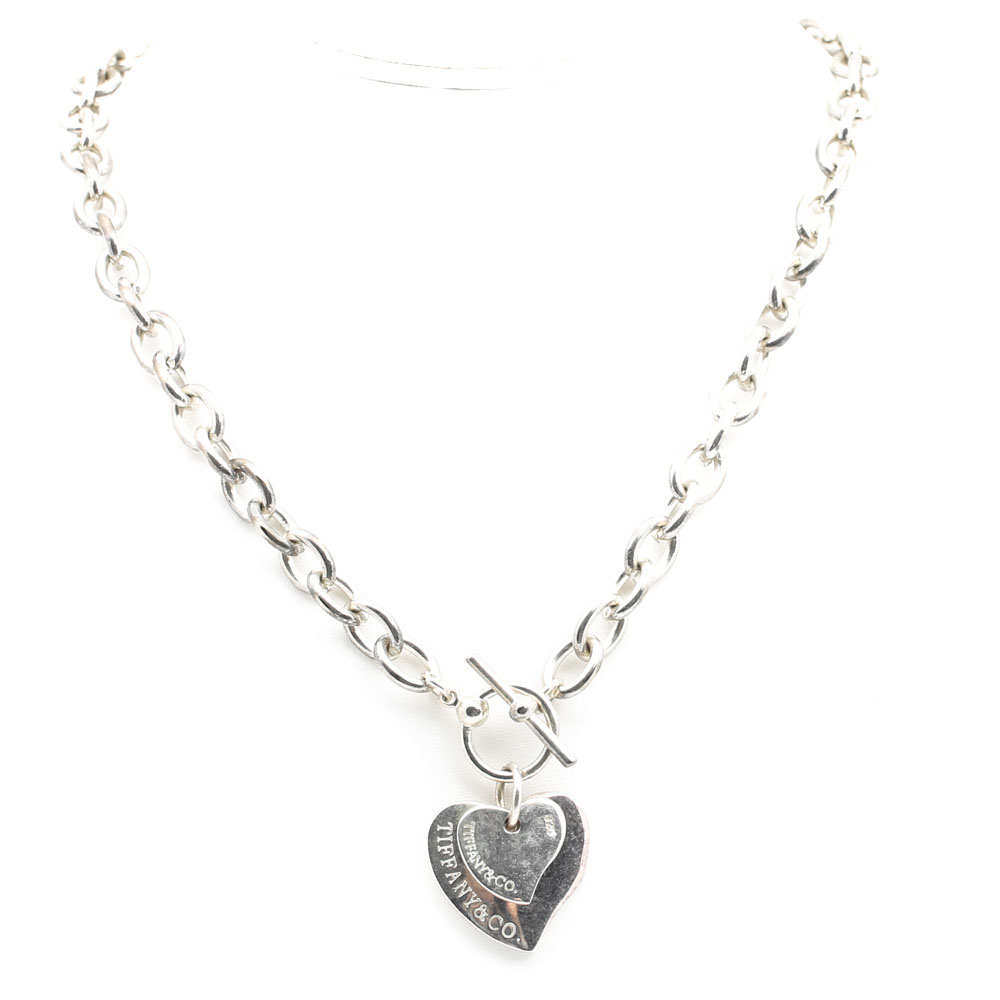 Tiffany & Co. Sterling Silver Charm Necklace
