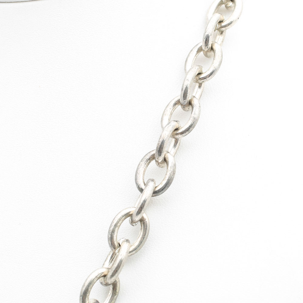 Tiffany & Co. Sterling Silver Charm Necklace