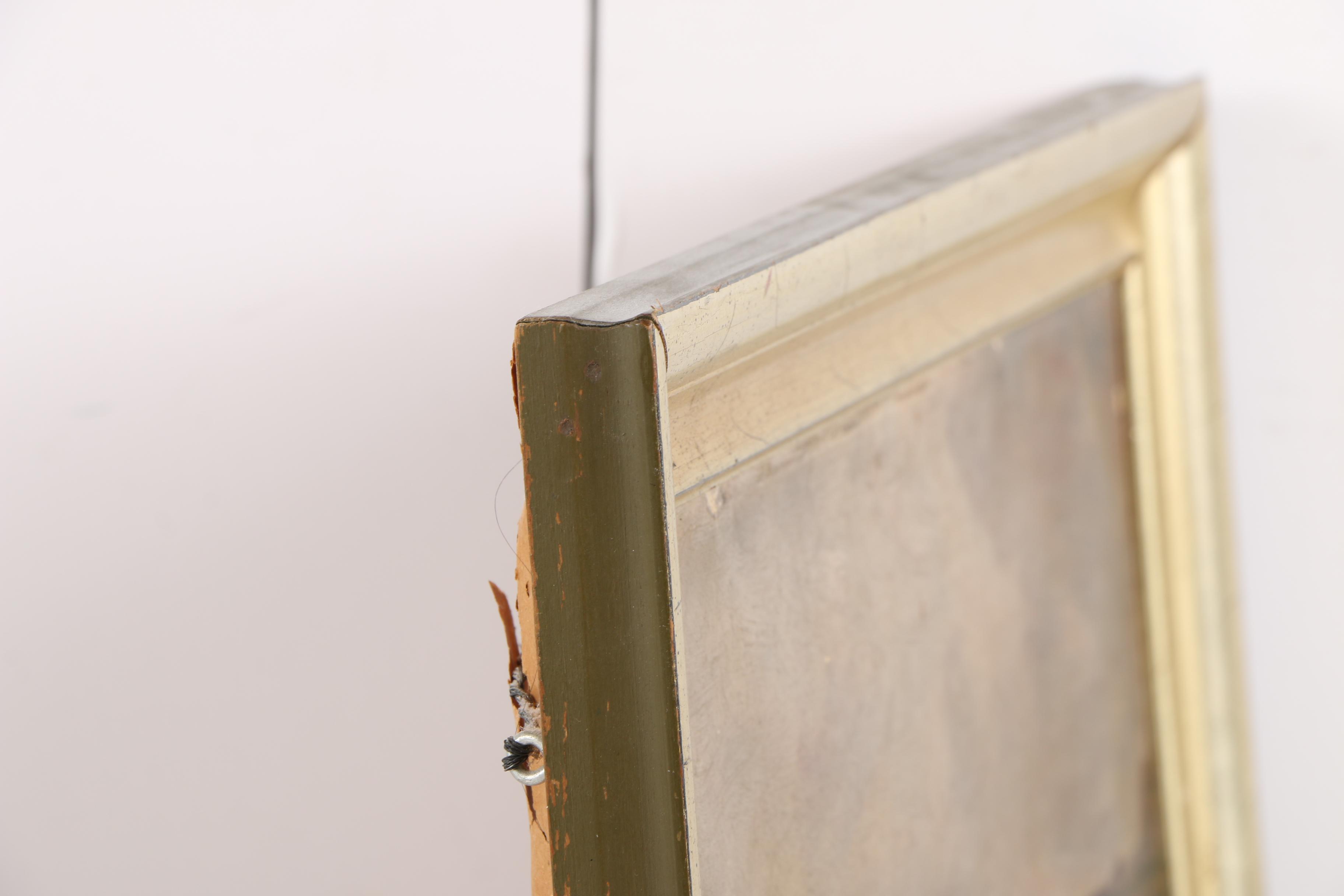 Ella G. Reynolds Oil Painting on Canvas "The Ferryman"