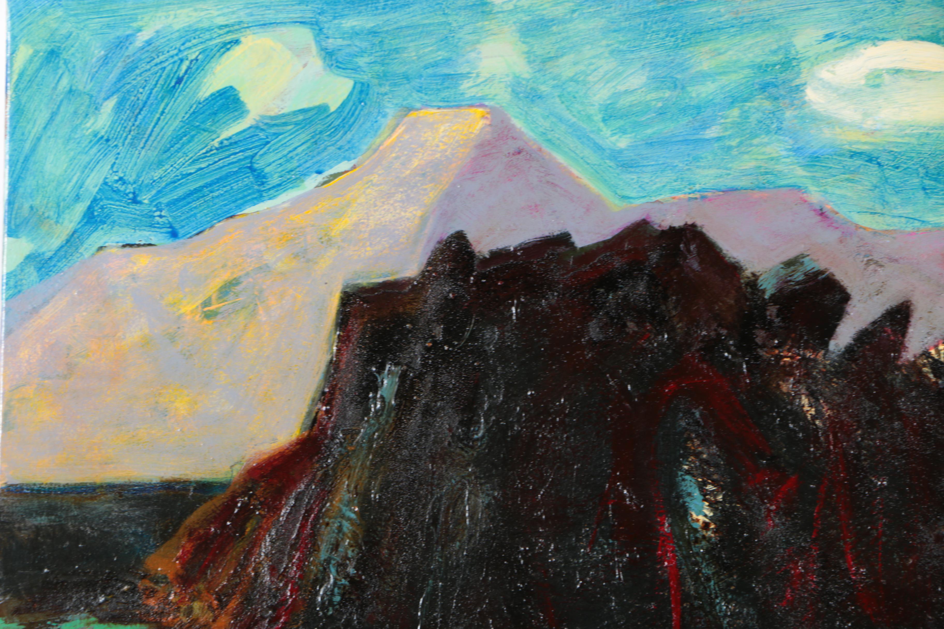 Jacques Lamy Acrylic Painting on Canvas "The Marquises"