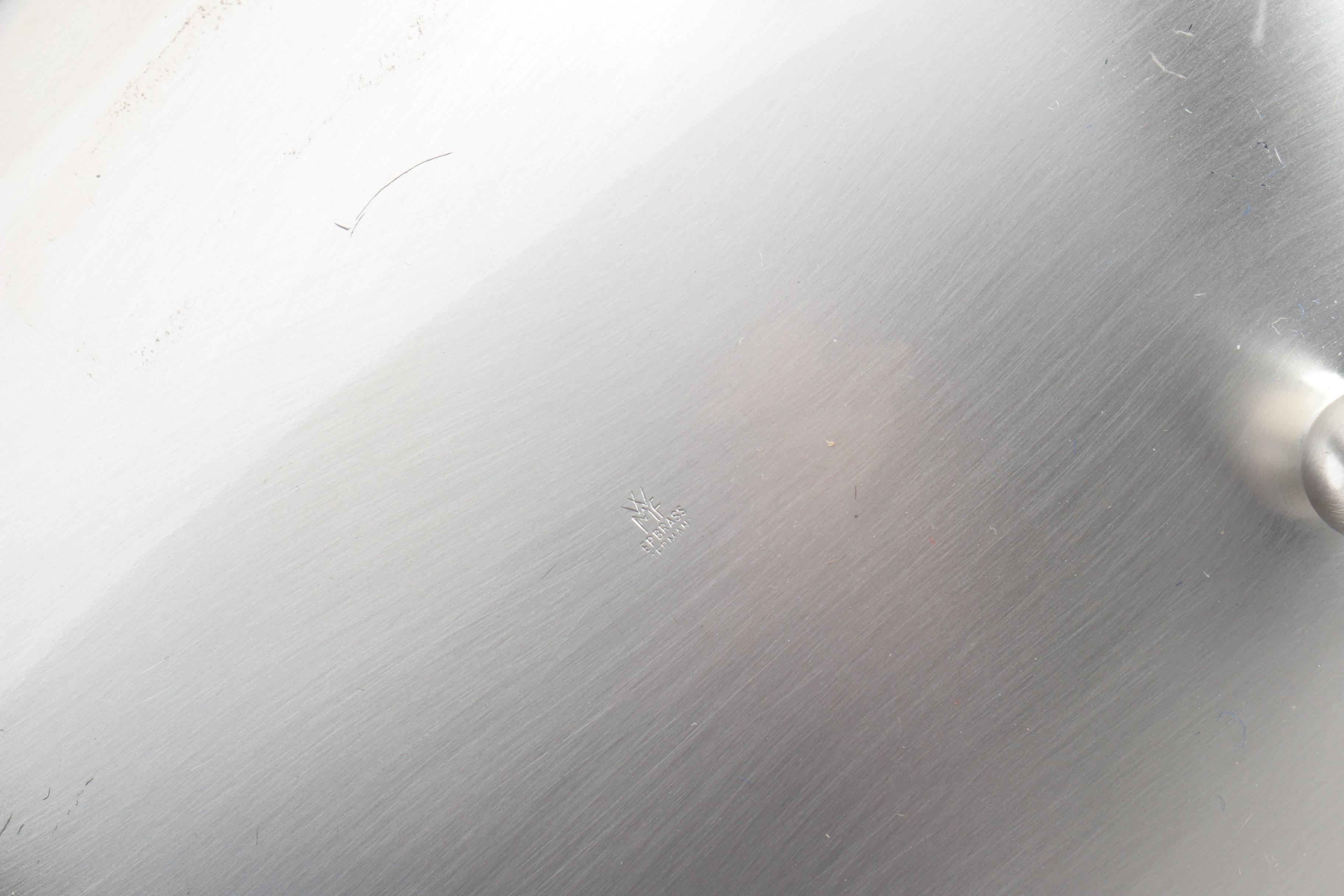 F.B. Rogers Silver Plate Shell Dish and Assorted Silver Plate Home Décor