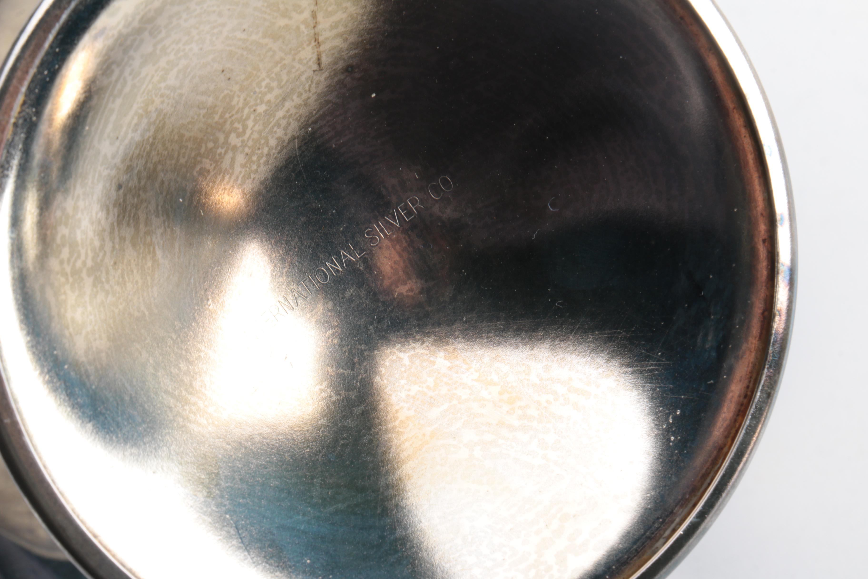 F.B. Rogers Silver Plate Shell Dish and Assorted Silver Plate Home Décor