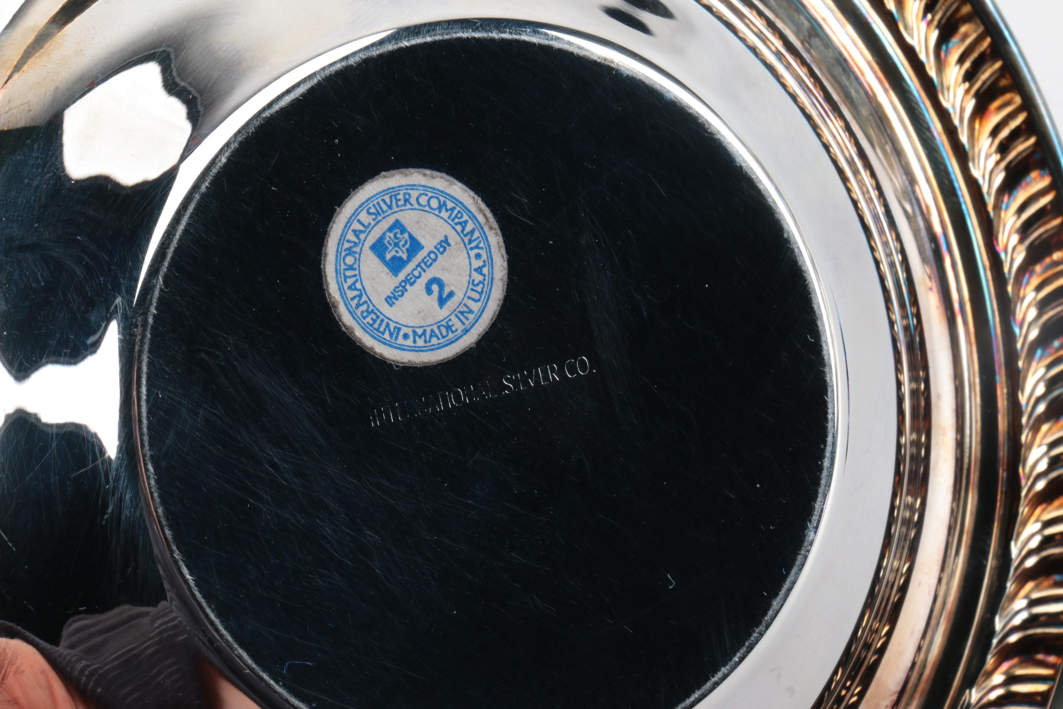 F.B. Rogers Silver Plate Shell Dish and Assorted Silver Plate Home Décor