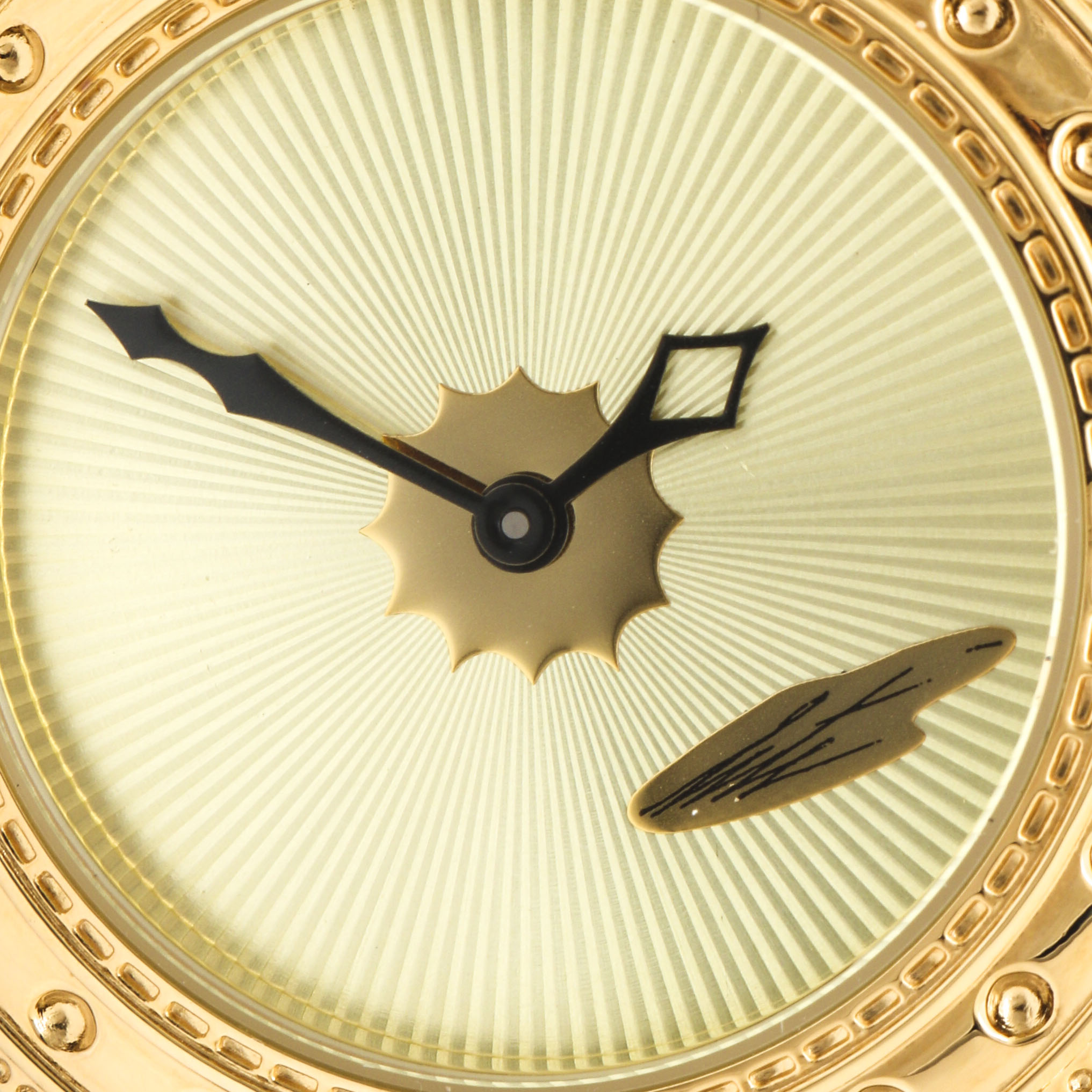 Erté Gold Tone Stainless Steel Watch