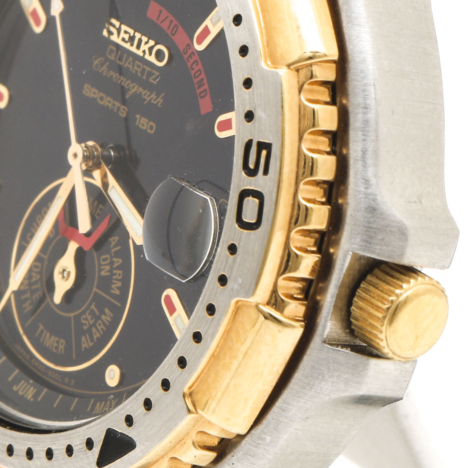 Seiko Two Tone Chronograph Watch
