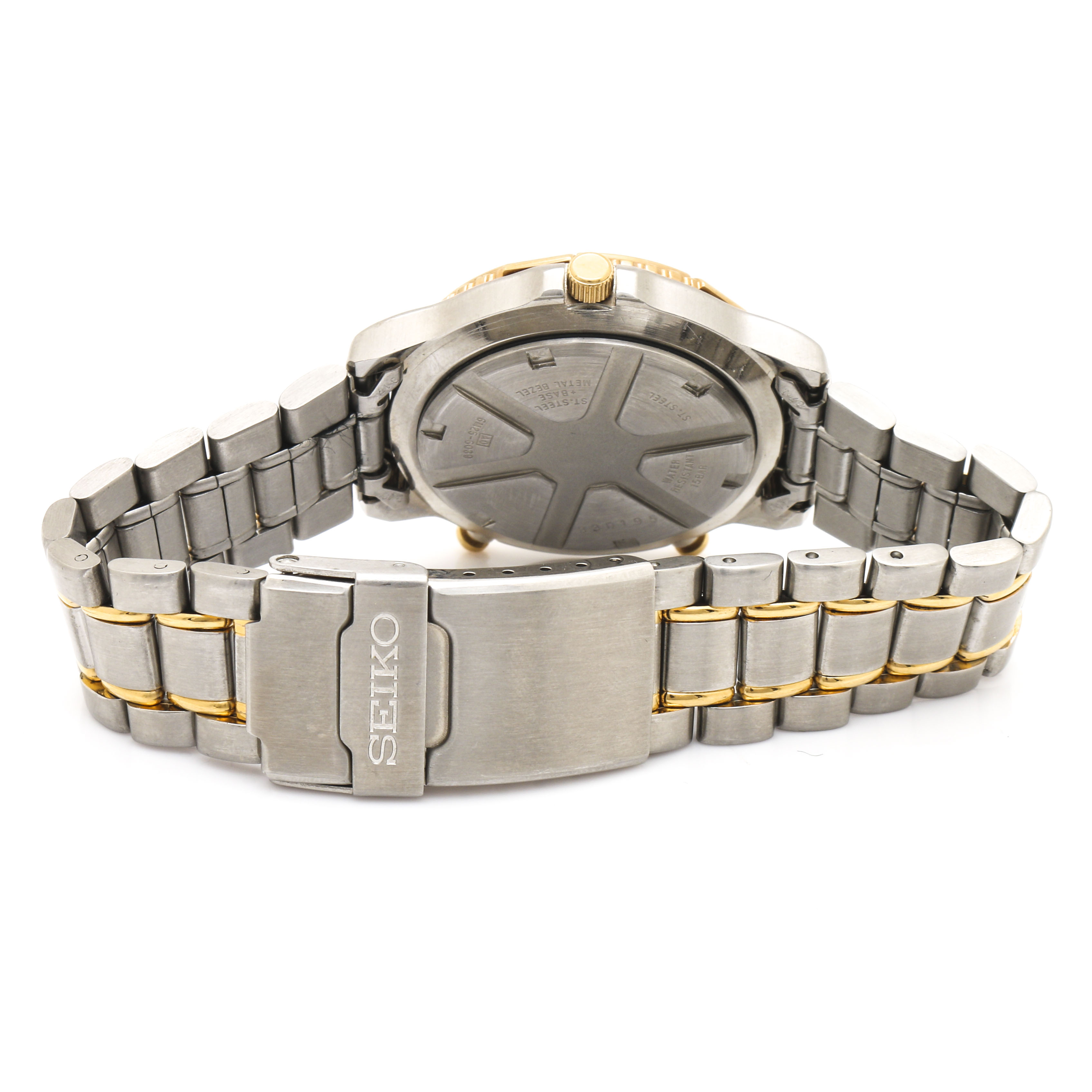 Seiko Two Tone Chronograph Watch