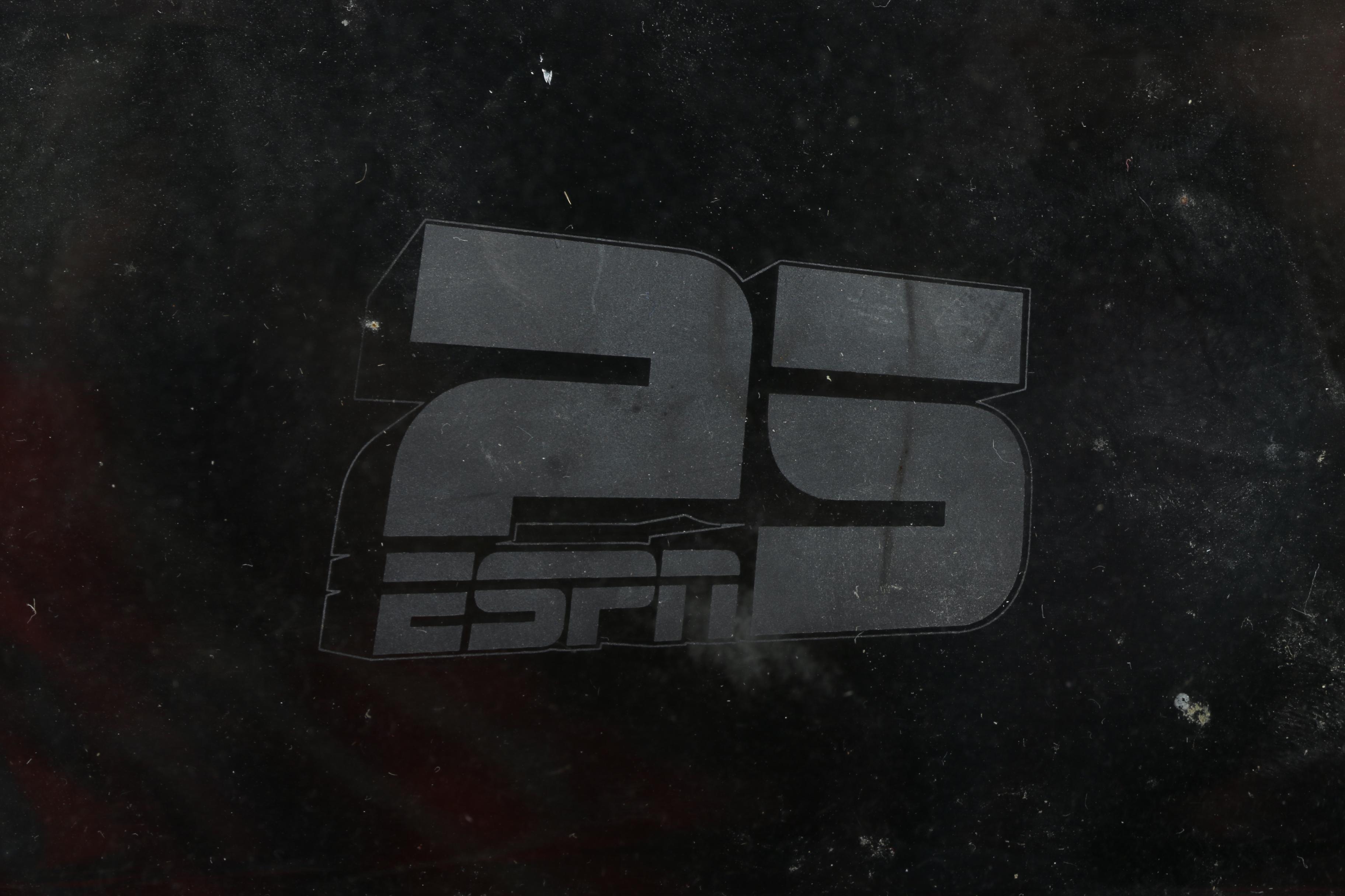 ESPN Glass Box by Tiffany with Metal ESPN Bracelet