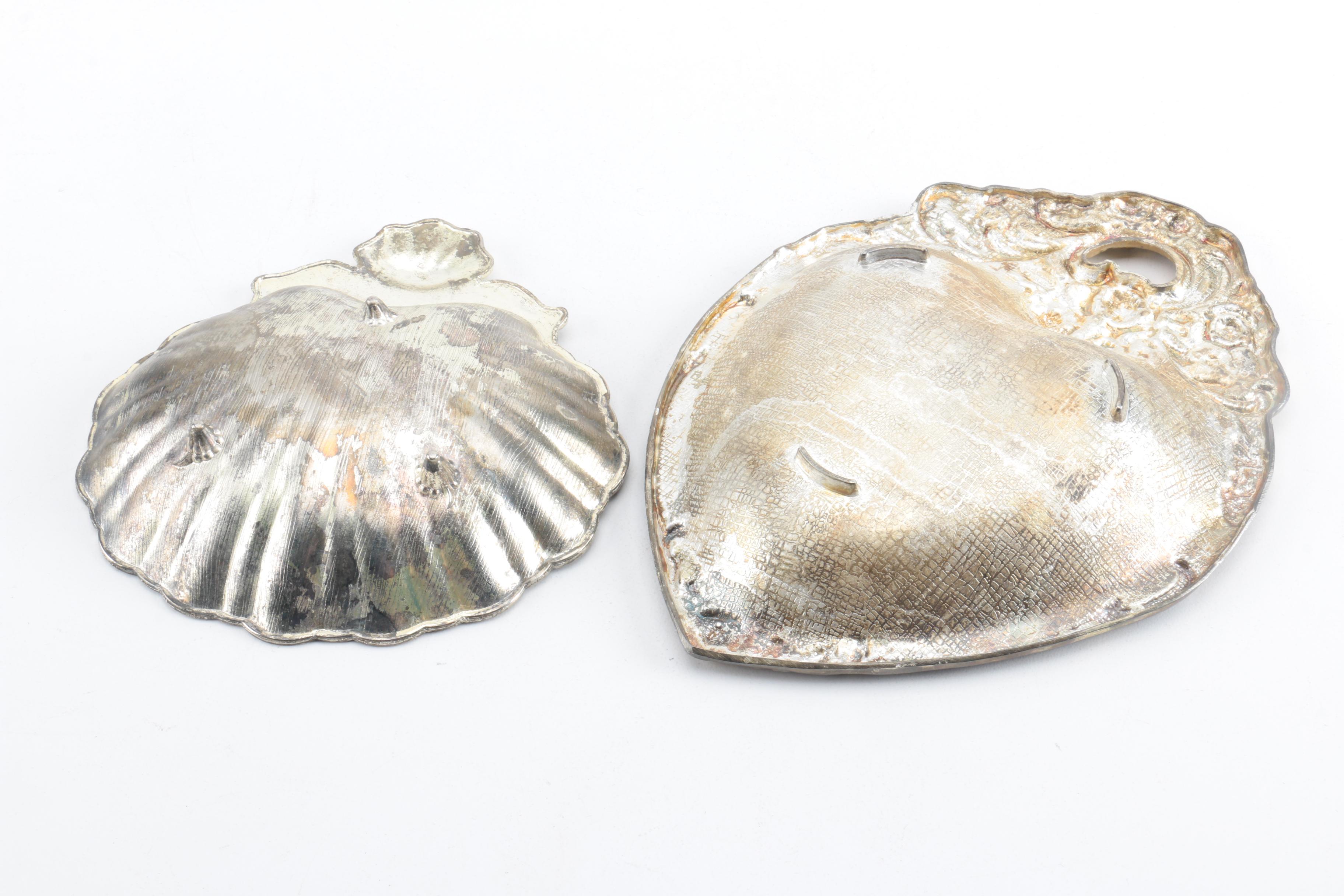 1847 Rogers Bros. "Neptune" Vegetable Bowl and Other Silver Plate Dishes