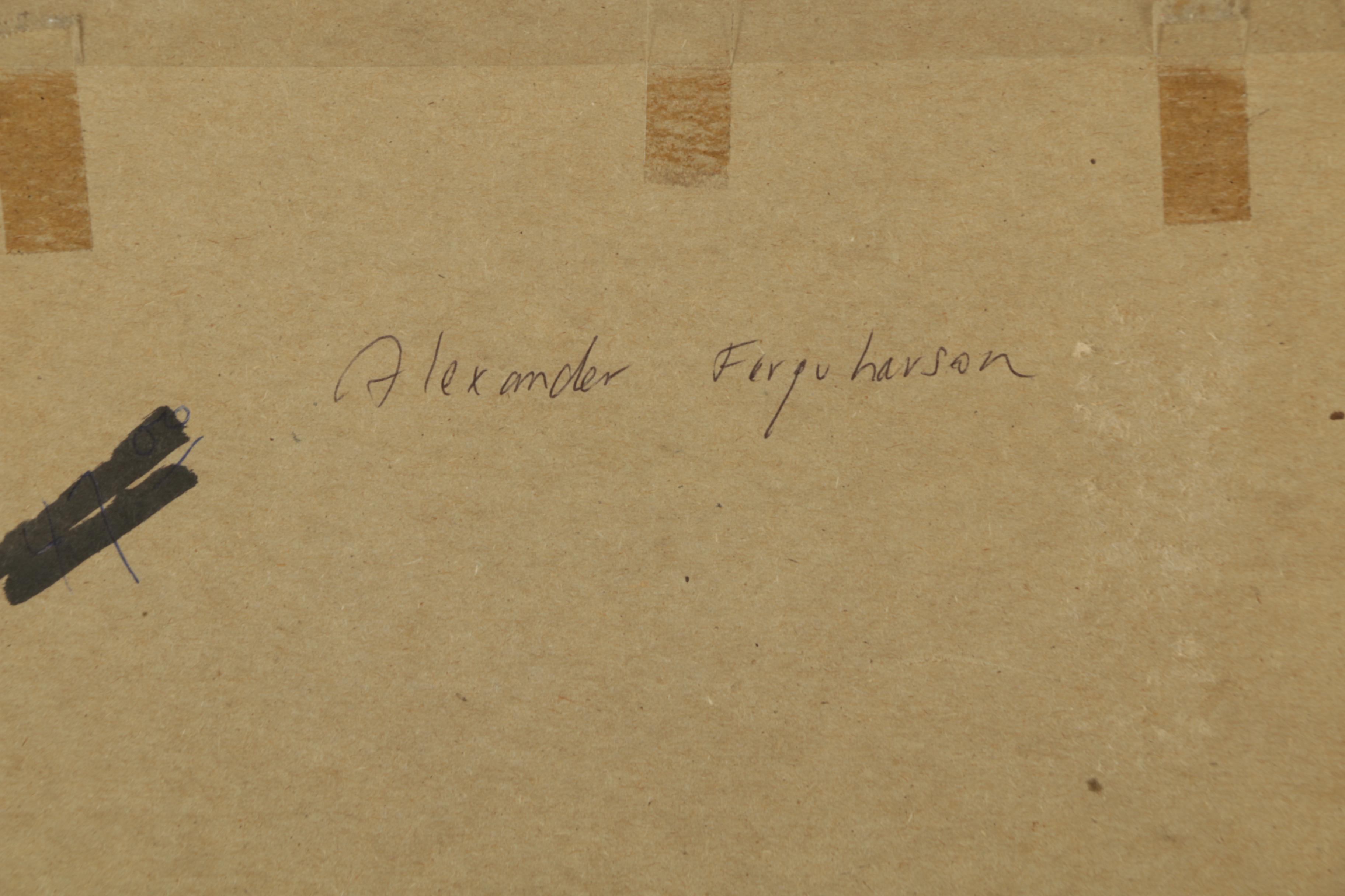 Alexander Farquharson Limited Edition Etching "Green Line Blues