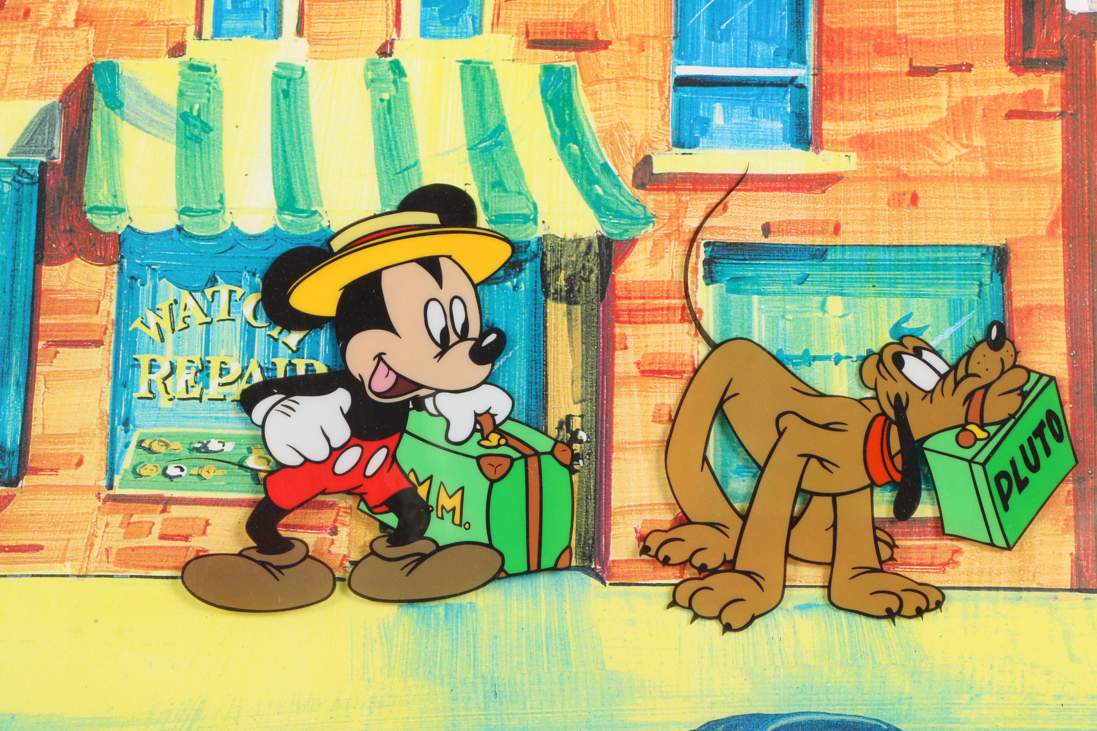 Walt Disney Company Sericel on Acetate "Mr. Mouse Takes a Trip"