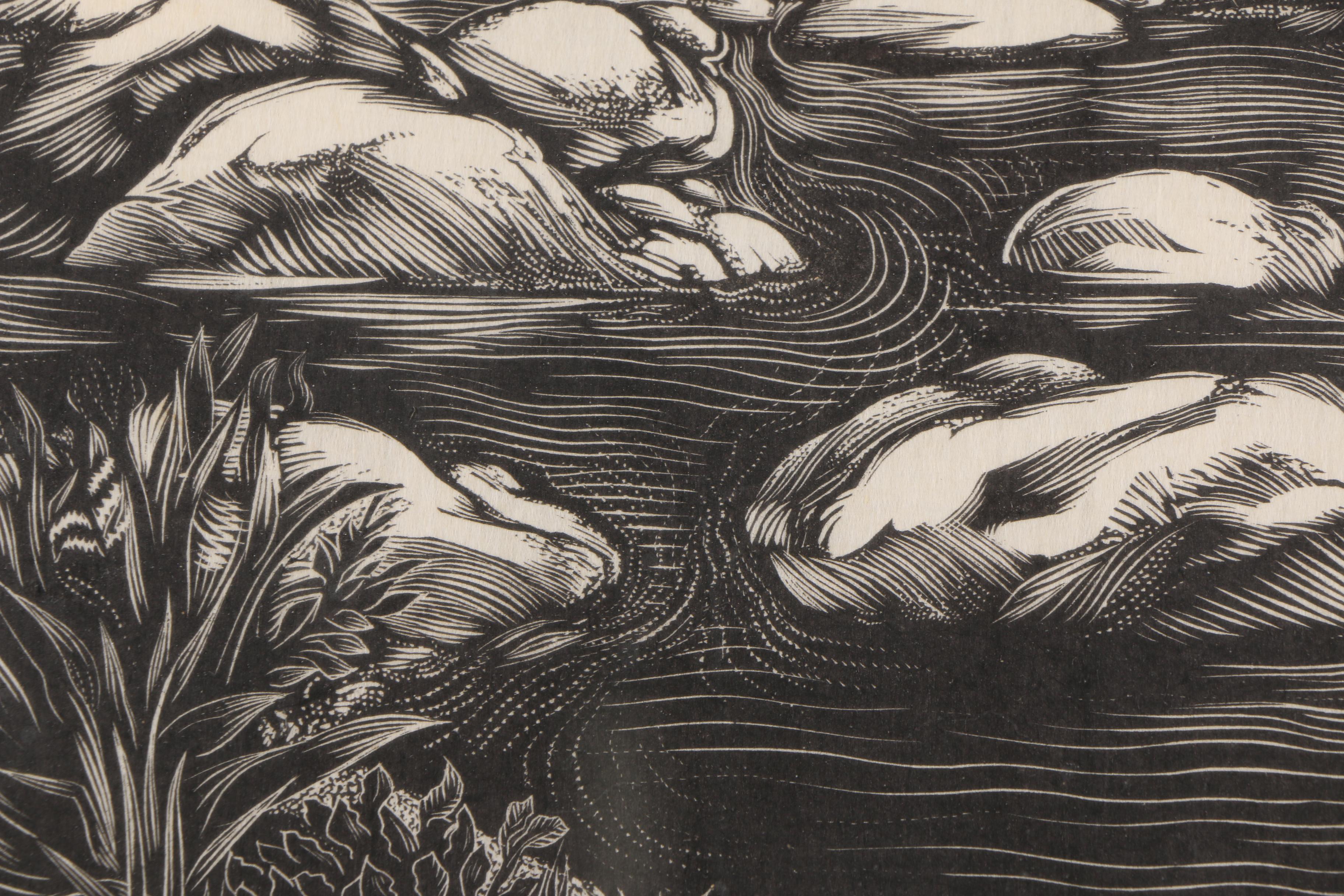 Stefan Martin Limited Edition Woodblock Print "Morning Stream"